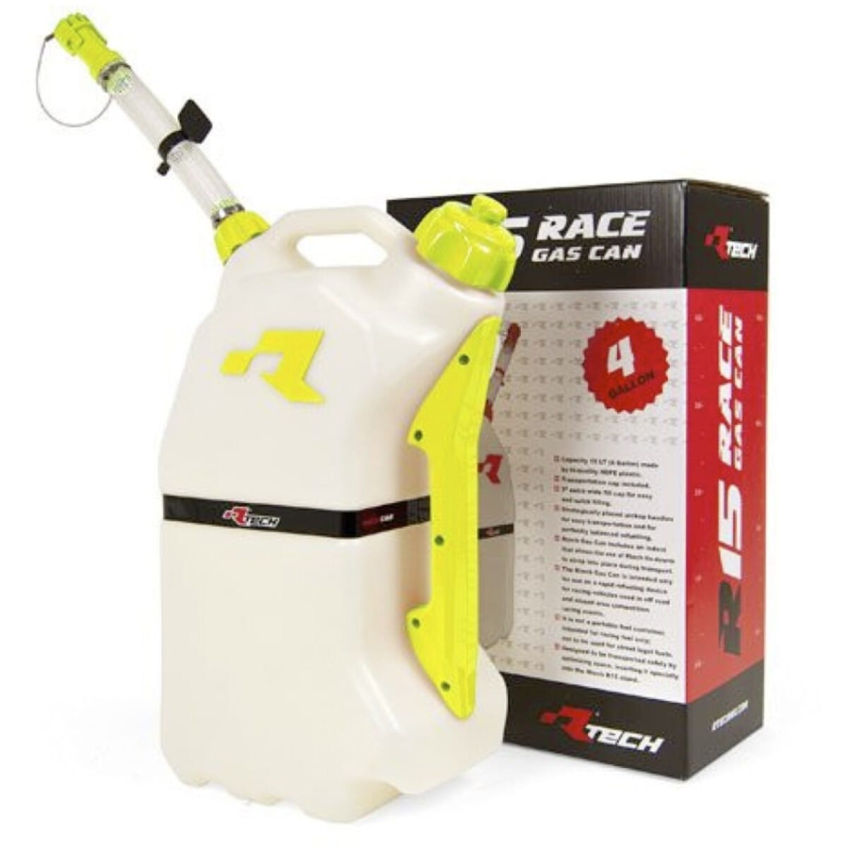 Bidon Rtech 15 Litres Jaune Fluo RGASCAGI0017