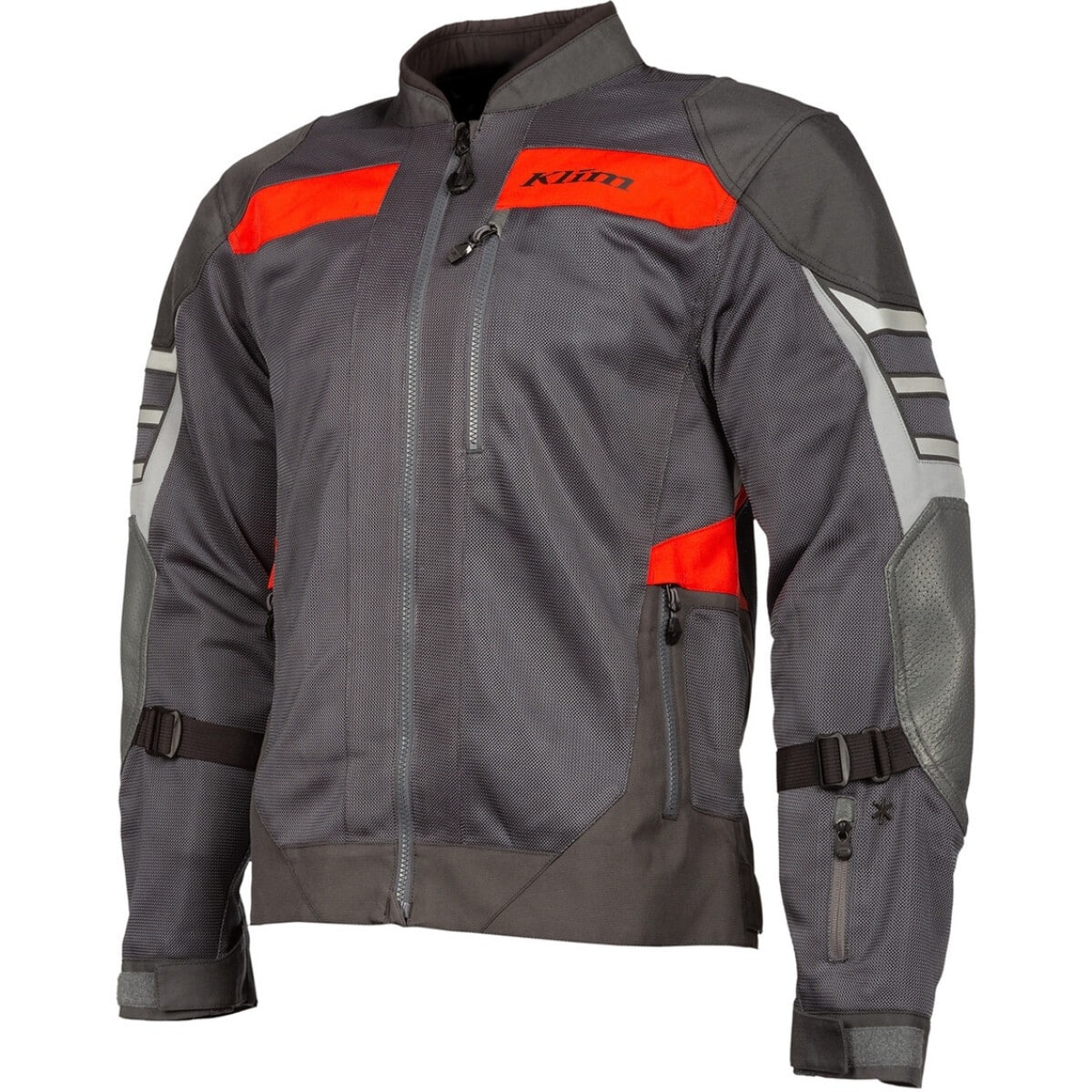 BLOUSON KLIM INDUCTION PRO GRIS FONCÉ ROUGE / L
