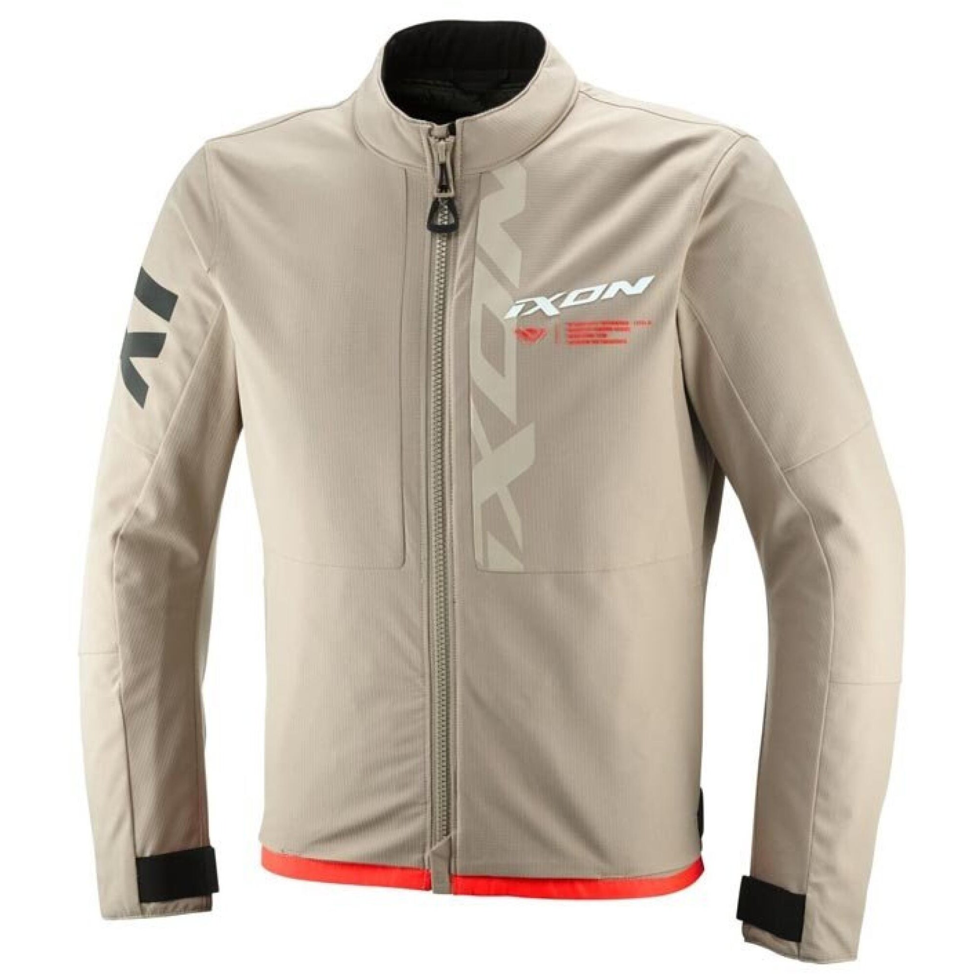 Blouson Ixon Combat Sable Rouge Vif - 2XL