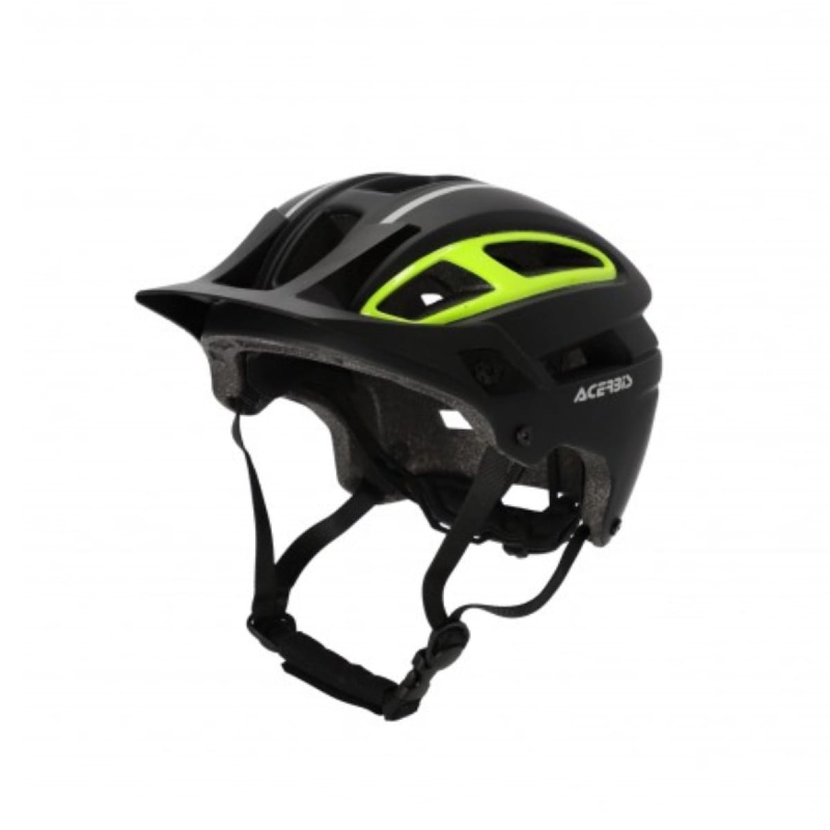 Casque Vélo Acerbis Doublep Noir Jaune Fluo / L/XL