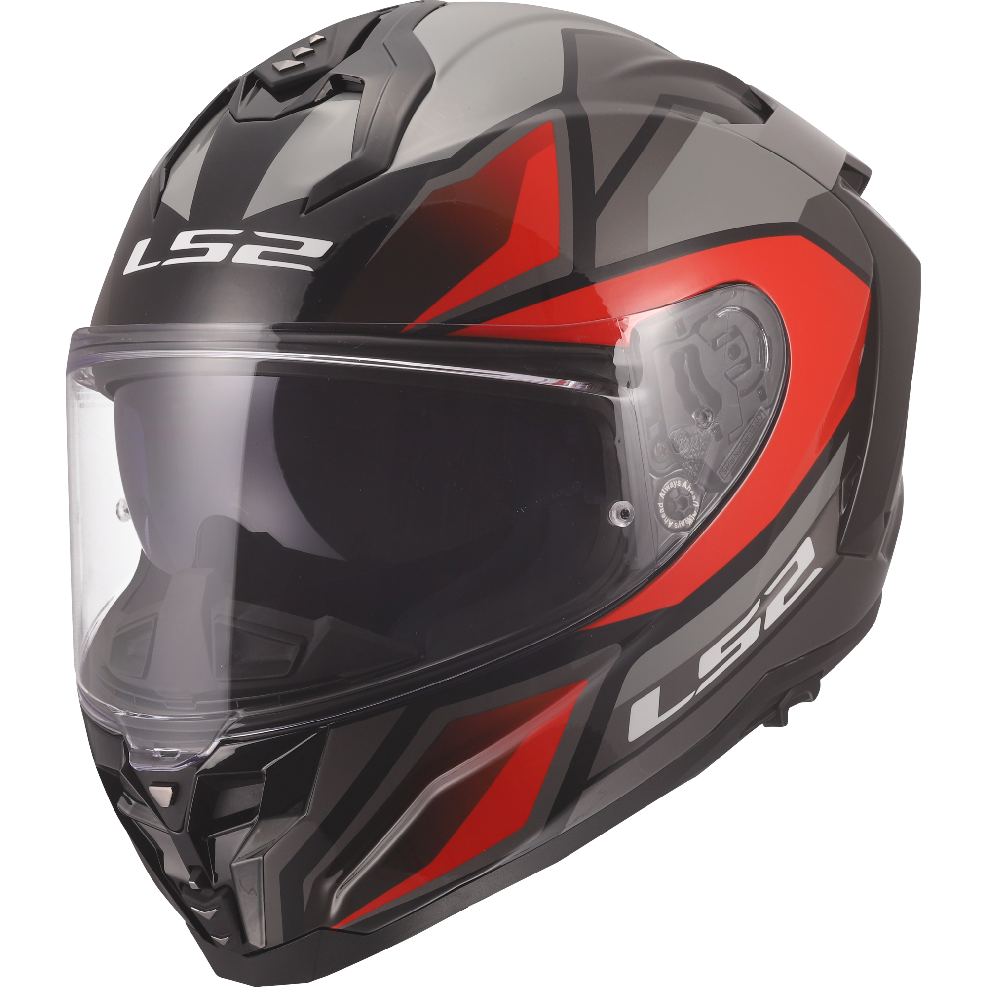 Casque LS2 FF817 Challenger II Viper Gris Rouge - 2XS