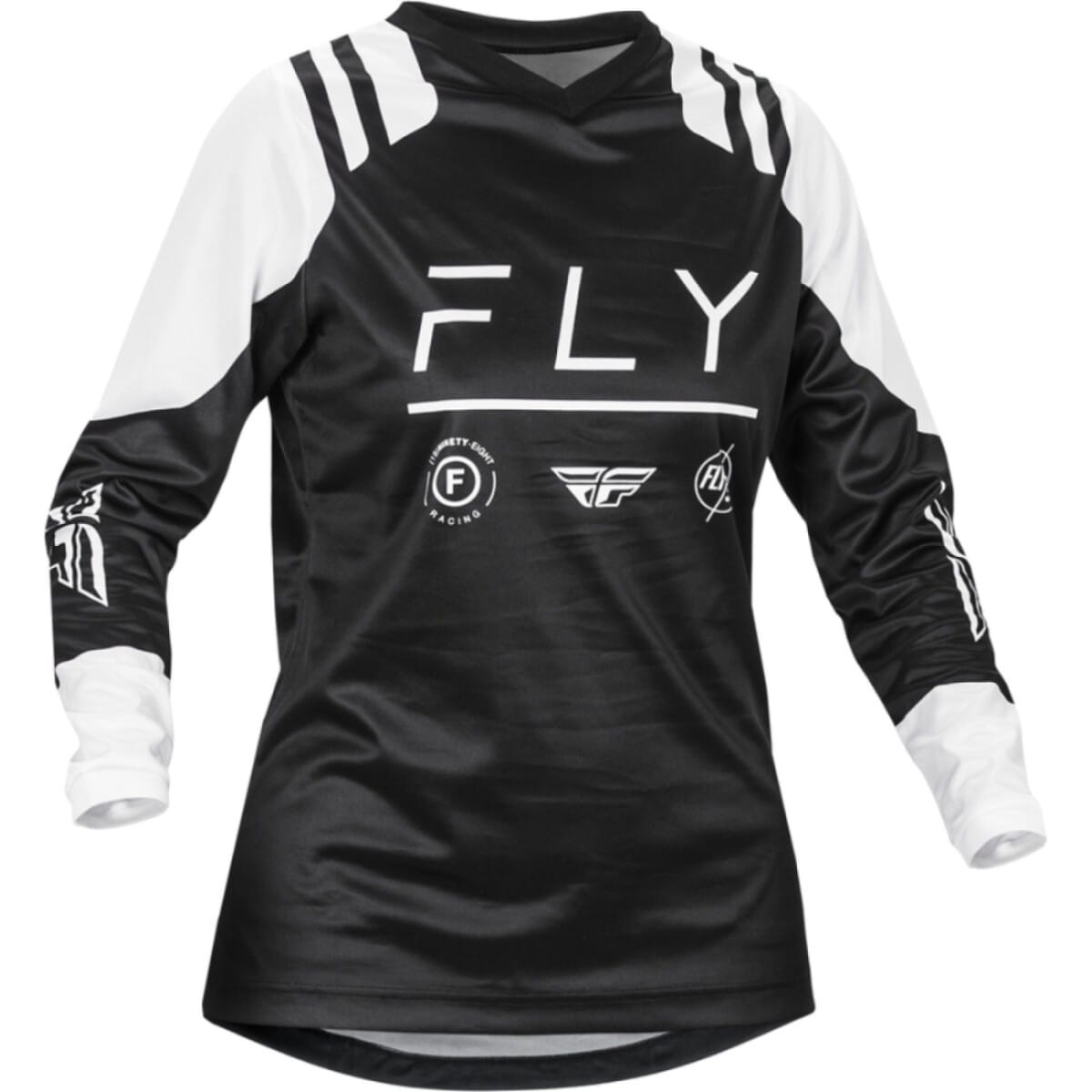 MAILLOT CROSS LADY FLY RACING F-16 24 NOIR BLANC / 2XL