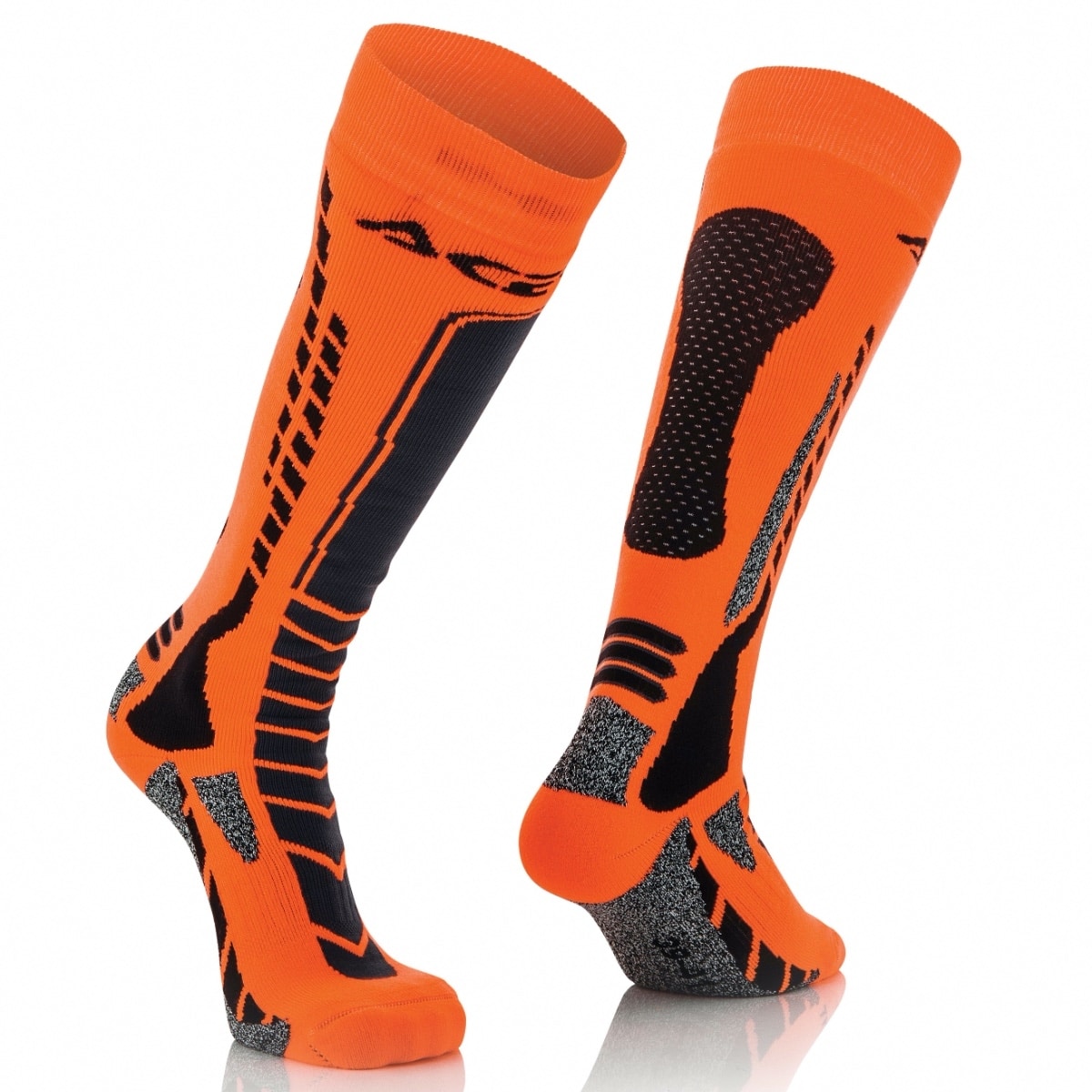 Chaussettes Acerbis MX Pro Orange Noir / 2XL