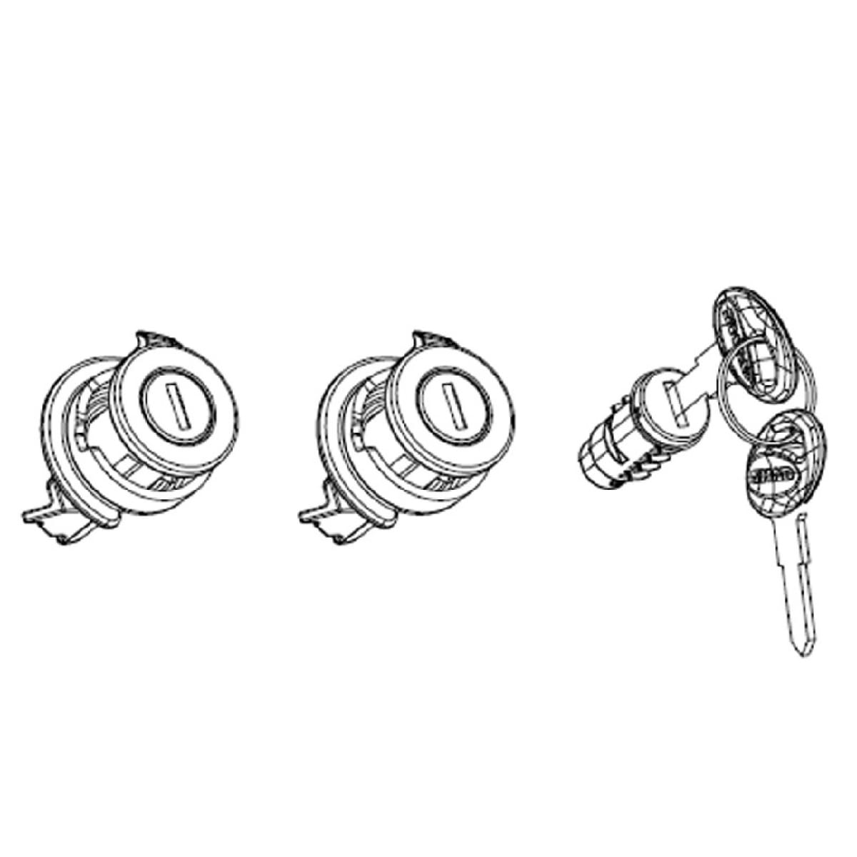 3 Barilets Et 2 Clés Shad Standard