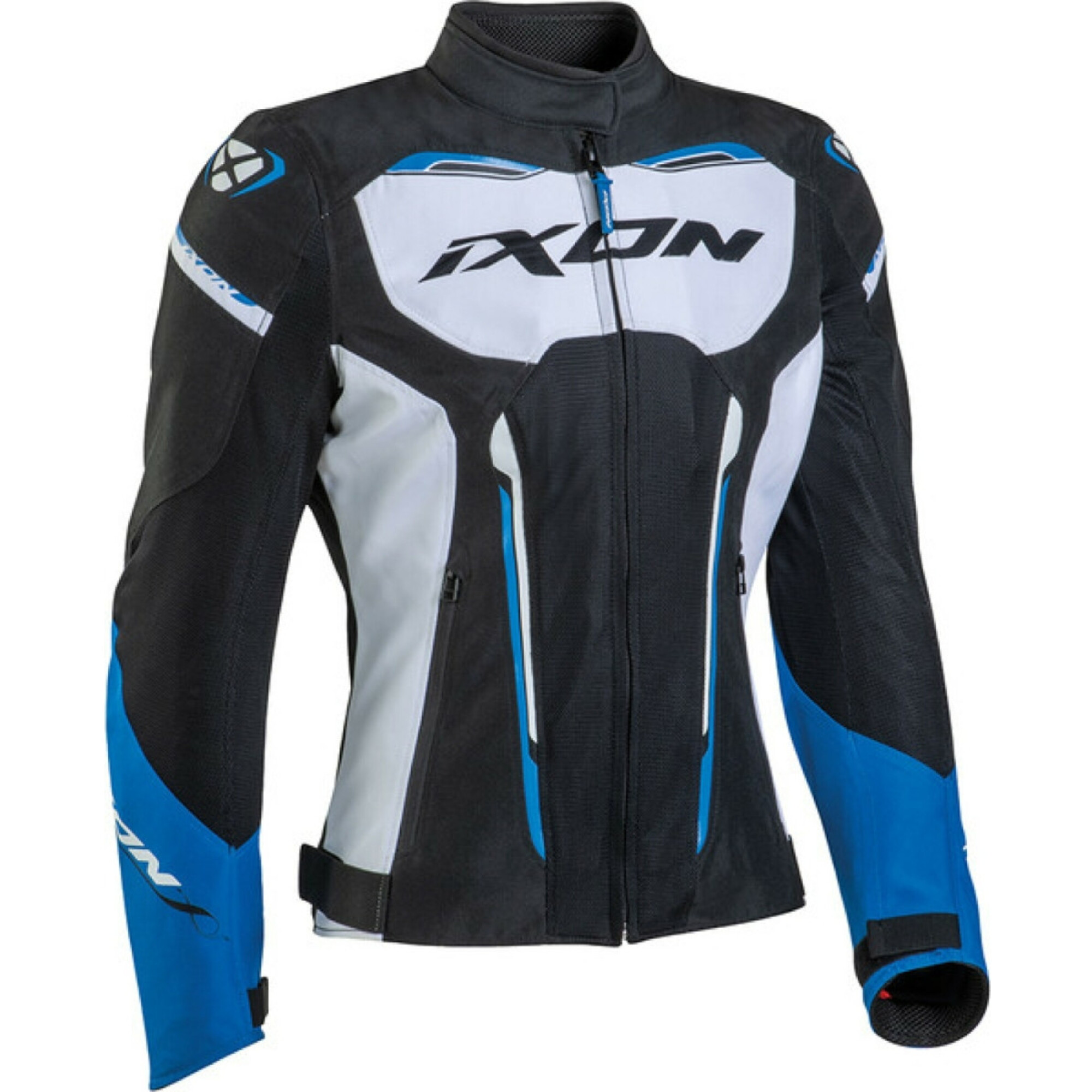 Blouson Femme Ixon Striker Air WPL Noir Blanc Bleu - 2XL