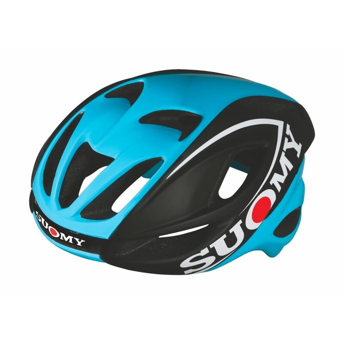 Casque Vélo Suomy Glider Noir Bleu Clair / M