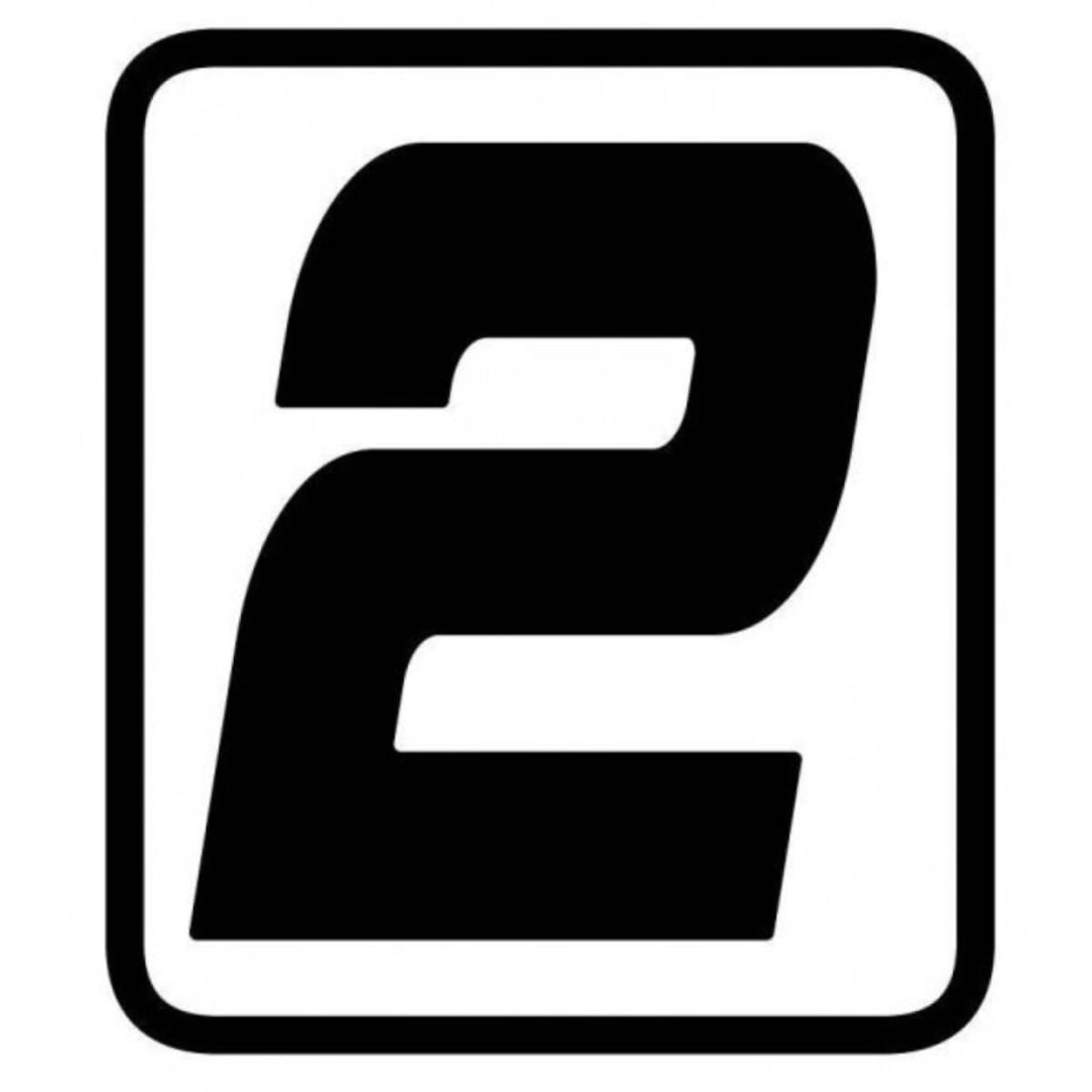 AUTOCOLLANT BARRACUDA NUMÉRO 2 NOIR