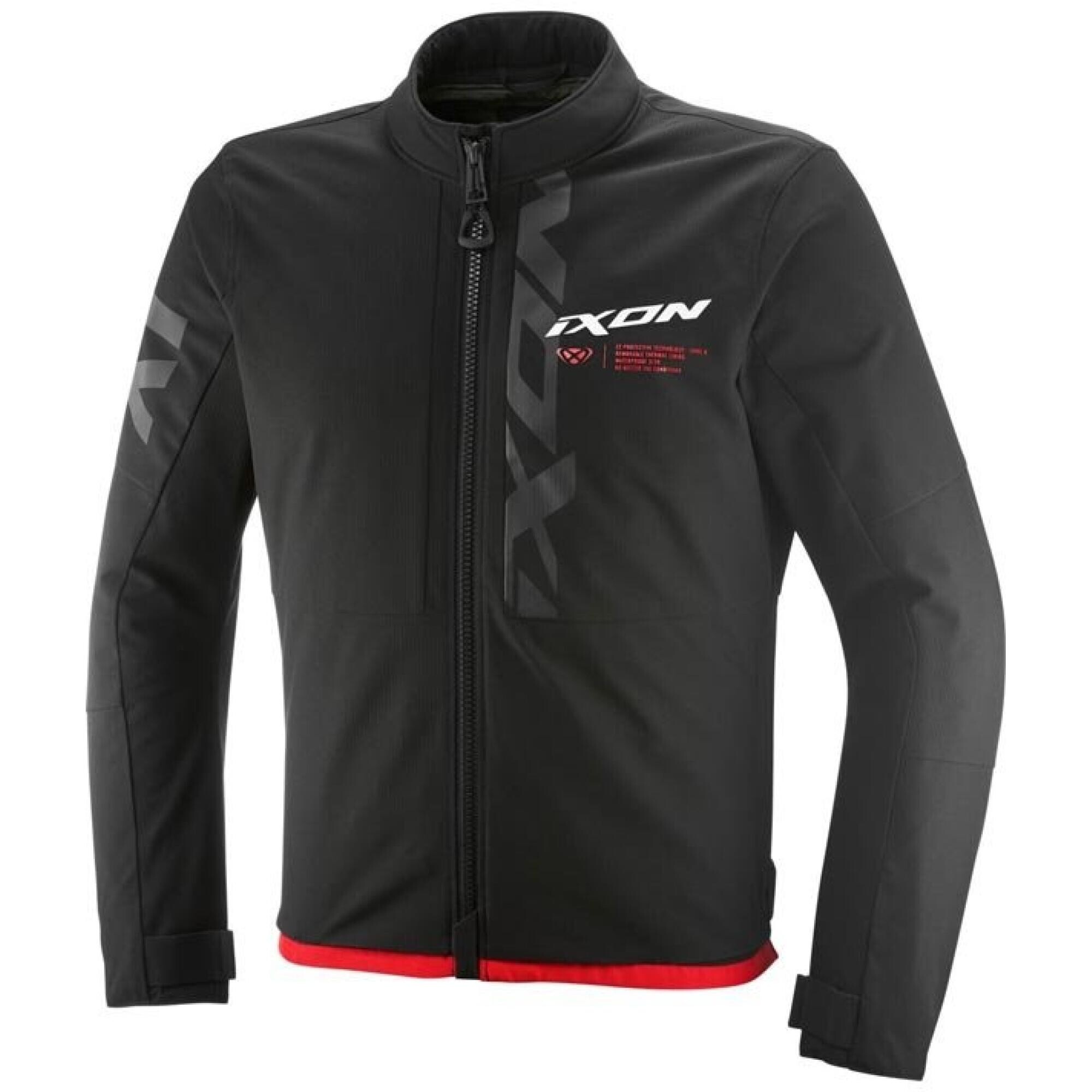 Blouson Ixon Combat Noir Rouge Blanc - 2XL