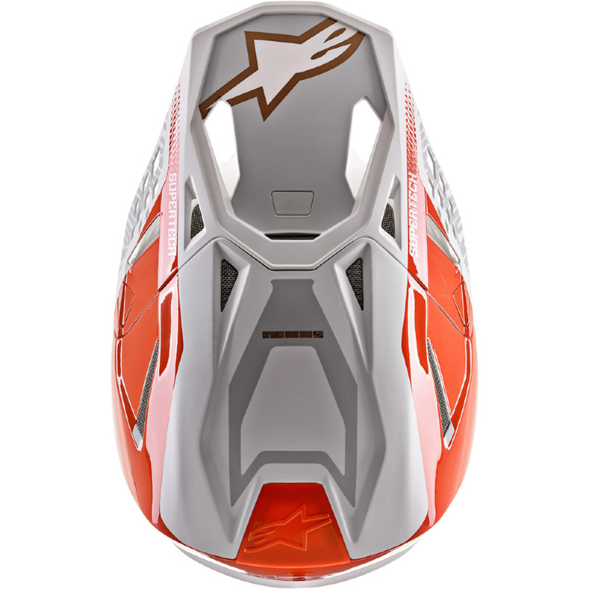 Casquette Alpinestars S-M8 Triple Orange Fluo Blanc Or M&G