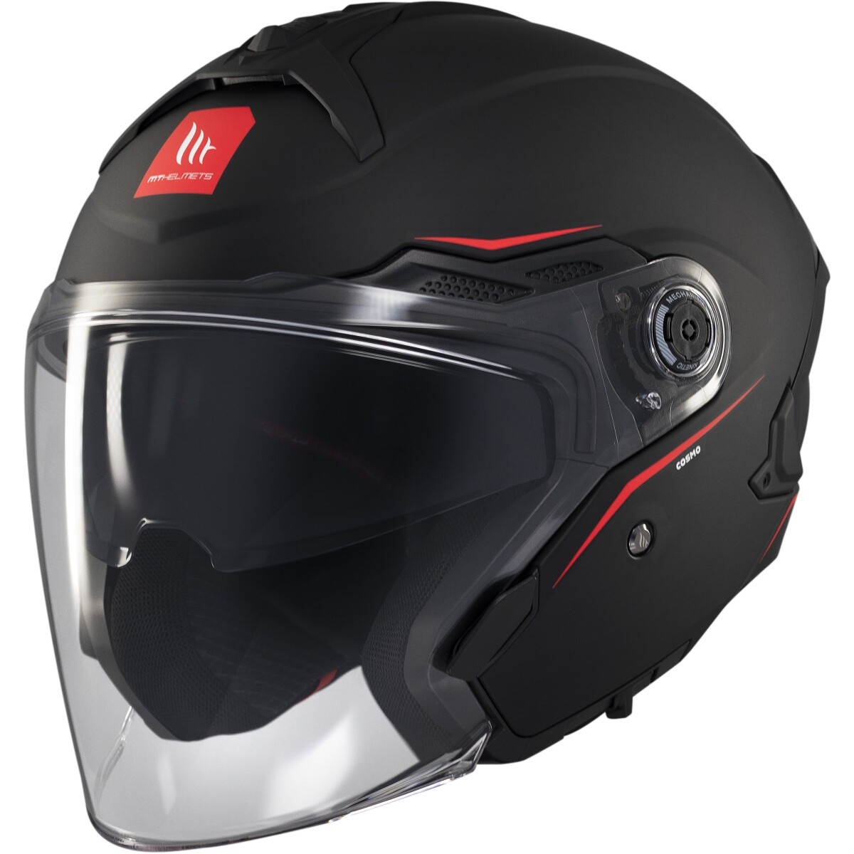 CASQUE MT COSMO SOLID L/NOIR MAT