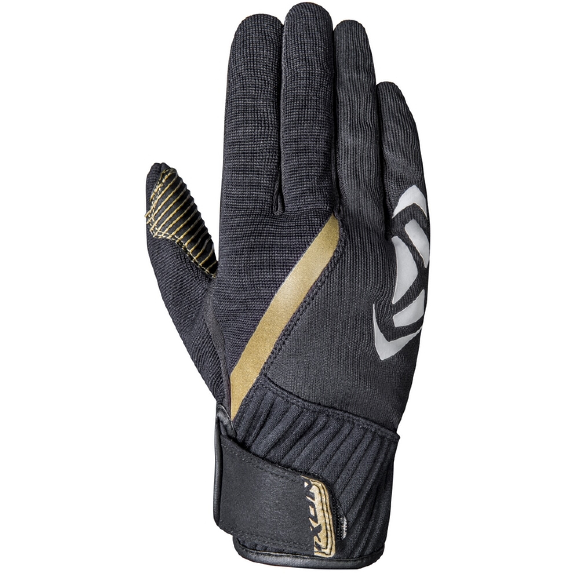 Gants Femme Ixon Lady RS Wheelie Noir Blanc Or - 2XL