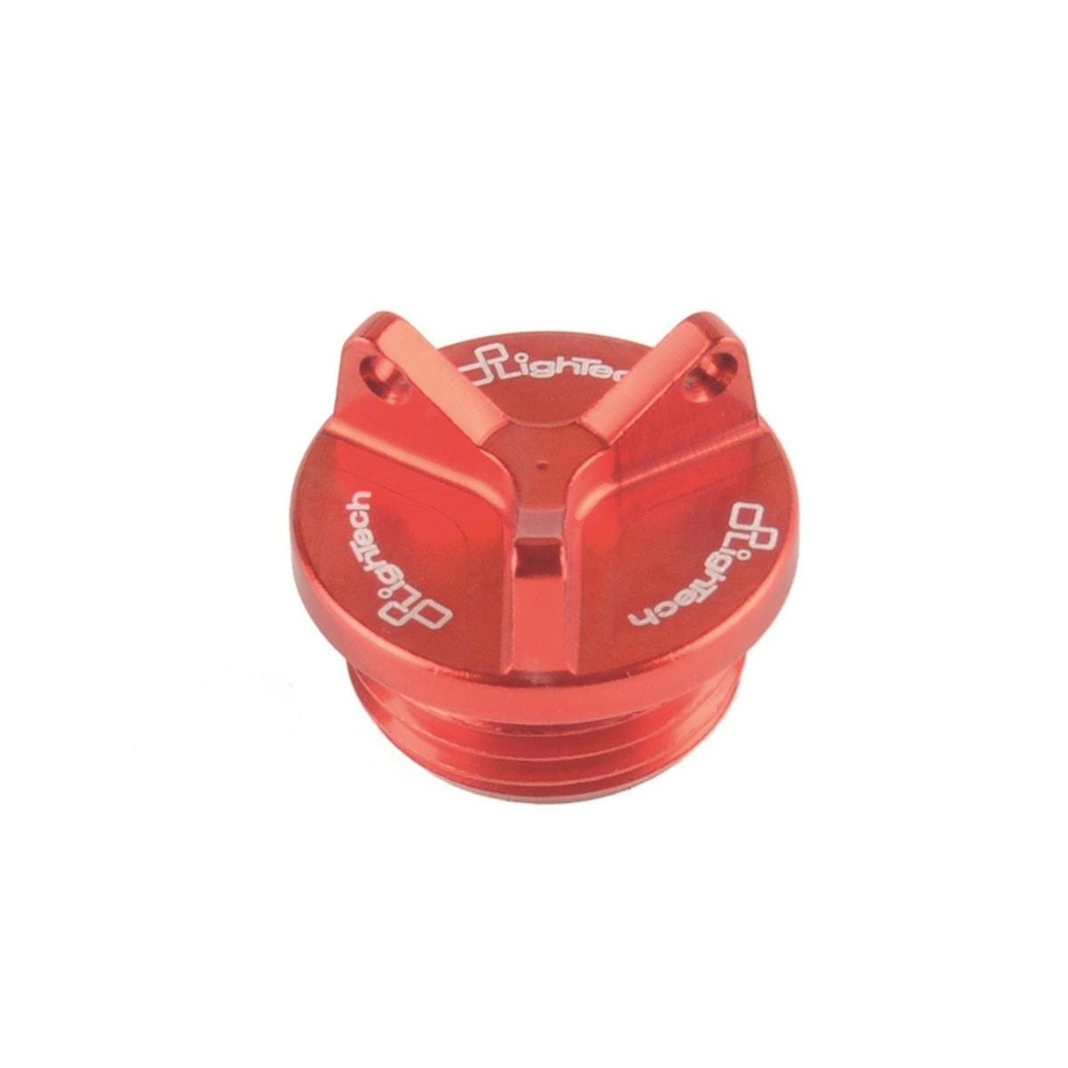 Bouchon Carter Huile Lightech 2 Trous M20x2,5 Rouge