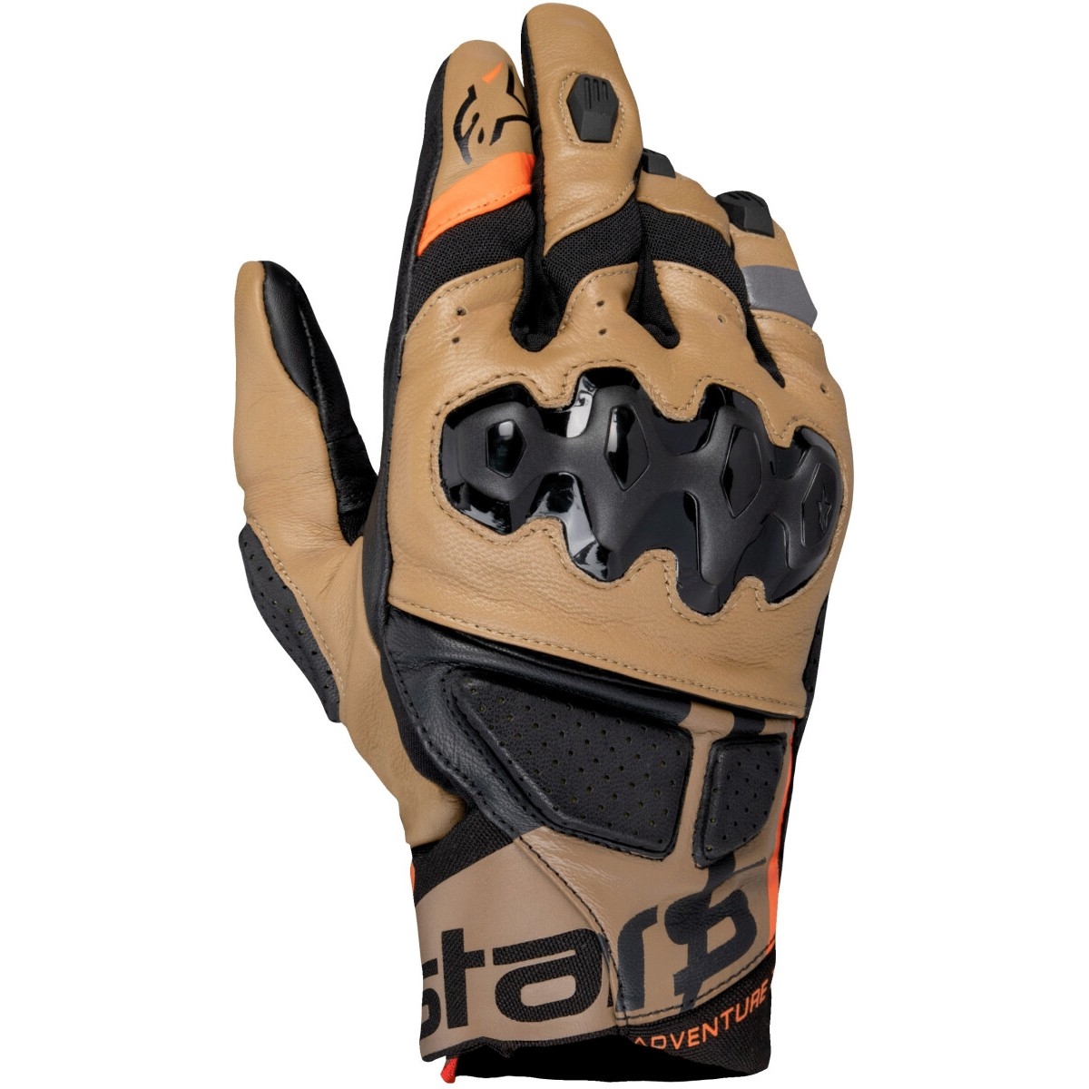 GANTS ALPINESTARS BELIZE V3 DRYSTAR NOIR MARRON SABLE / 2XL