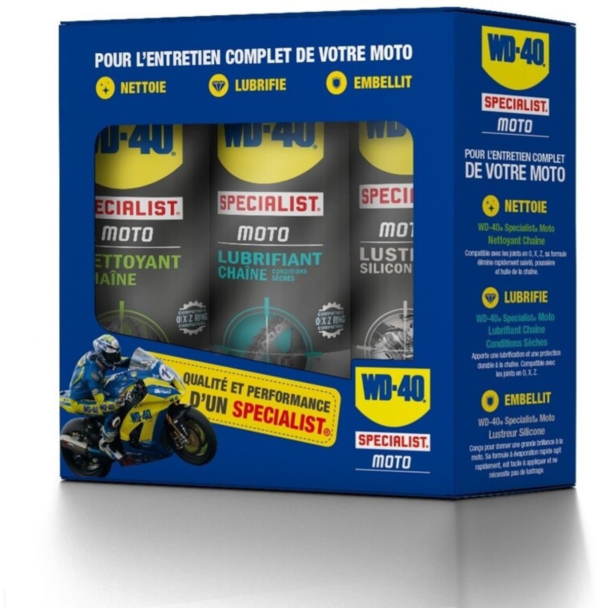 Pack entretien complet wd-40 specialist moto