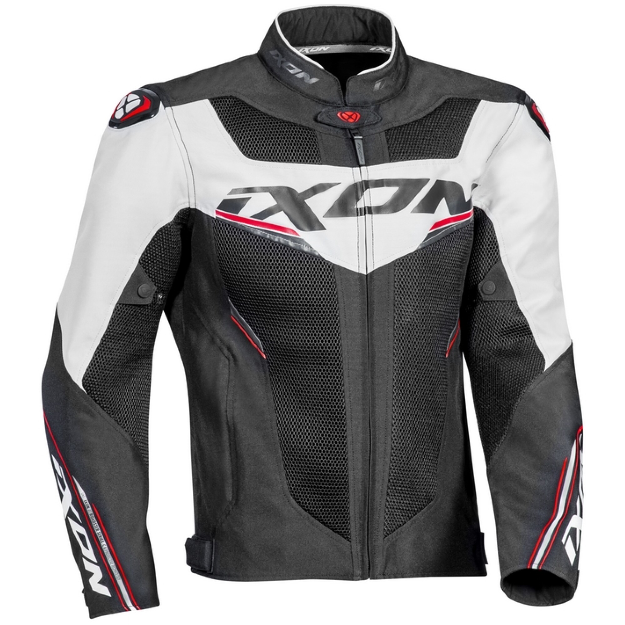 Blouson Ixon Draco Noir Gris Rouge - 2XL
