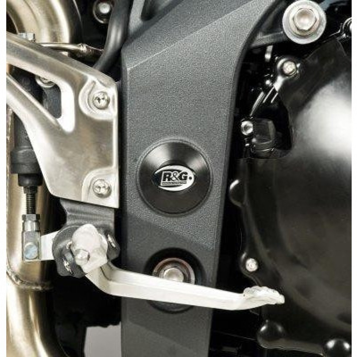 Insert De Cadre Gauche R&G Racing Noir Triumph Speed Triple 1050 Speed 94