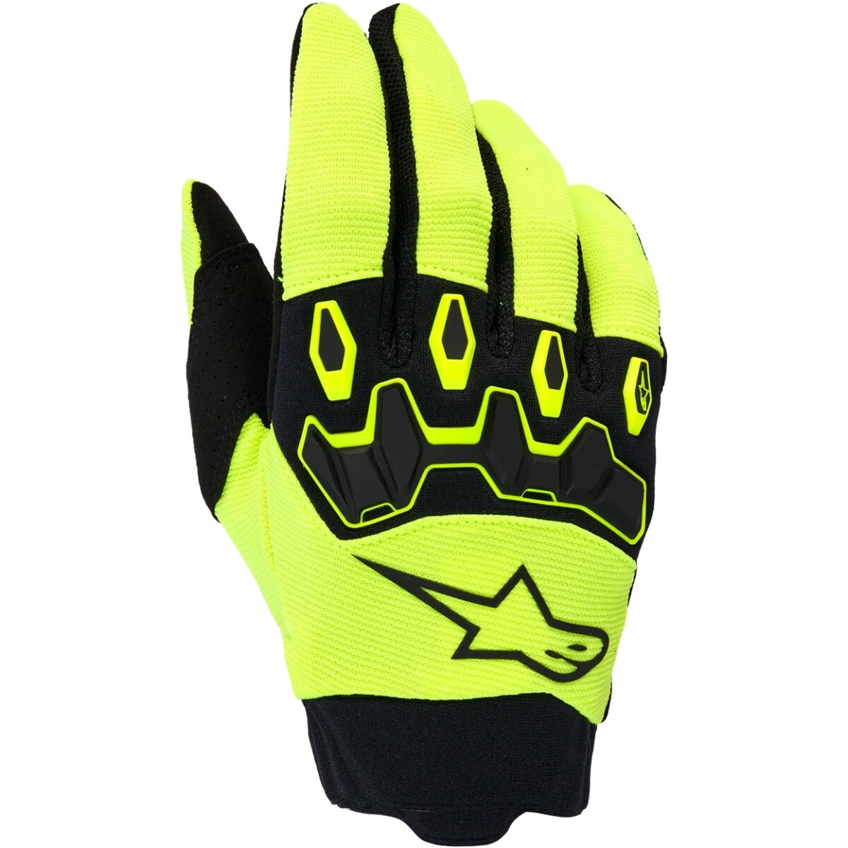 GANTS ALPINESTARS KID FULL BORE V2 MX26 L/JAUNE FLUO NOIR 551