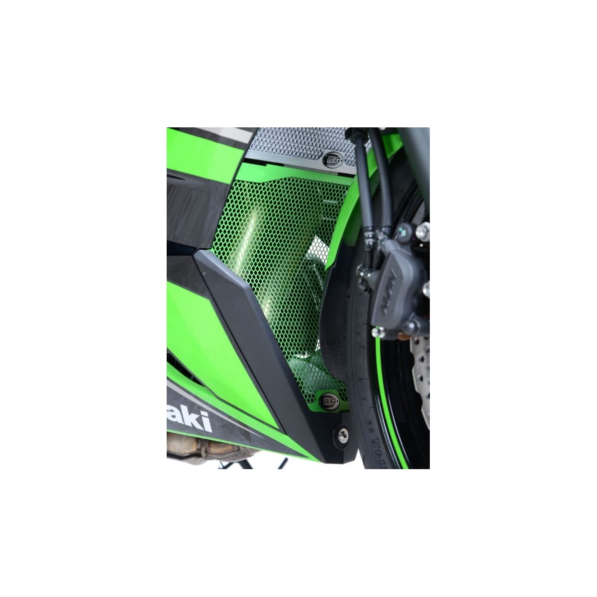 Grille De Collecteur R&amp;G Racing Noir Kawasaki Ninja 650