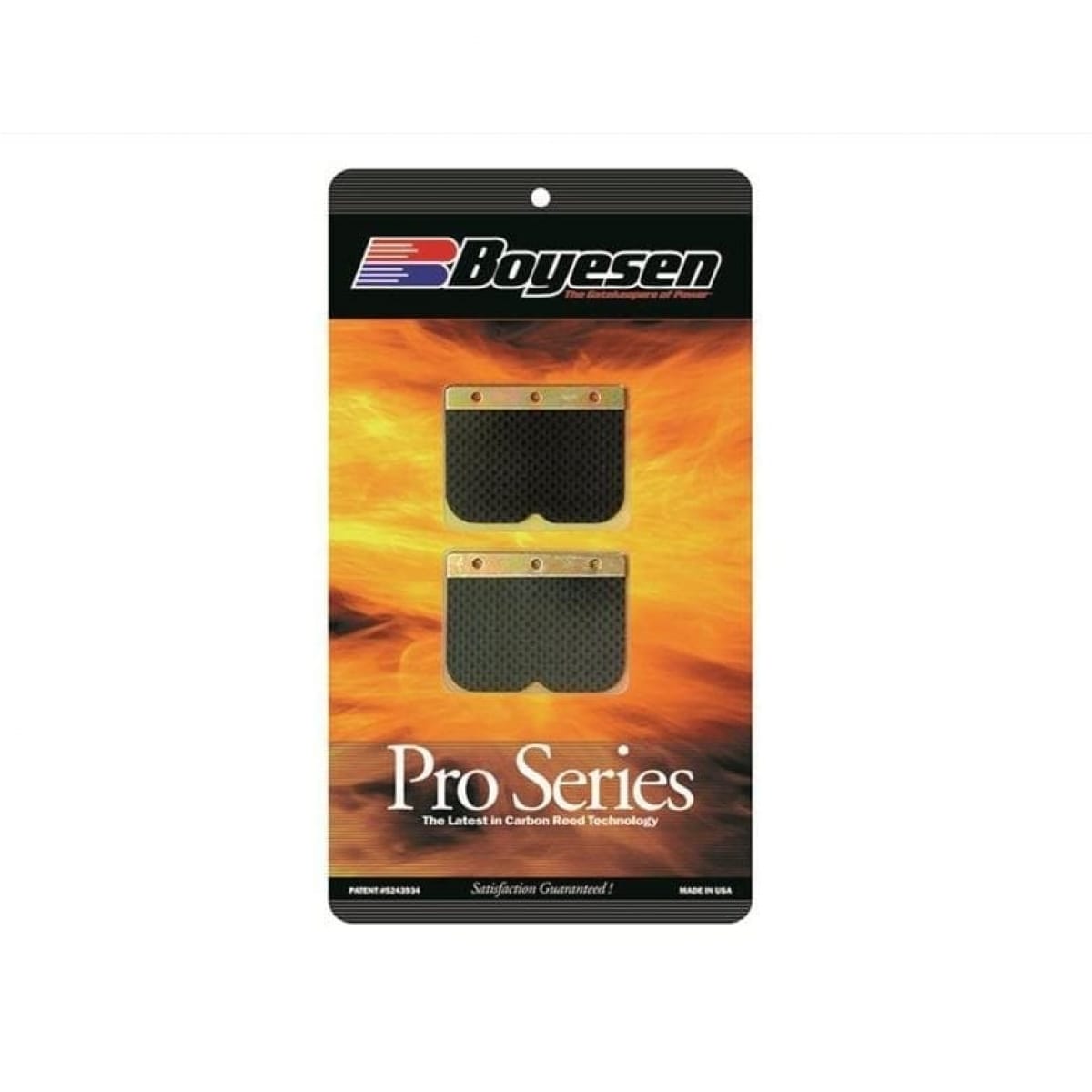 Clapets Carbone De Rechange Boyesen Pro Series Pour Honda CR250R/CRE250R 2004