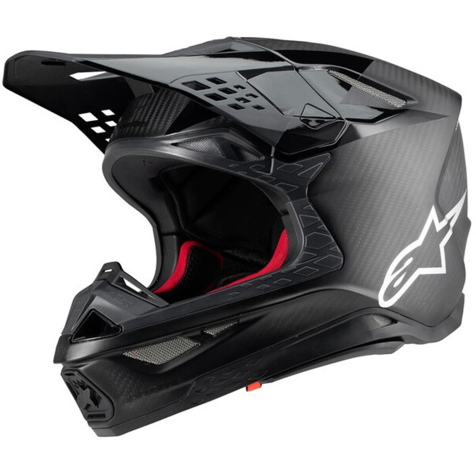 Casque Cross Alpinestars Supertech SM10 Fame Noir Carbon - 2XL