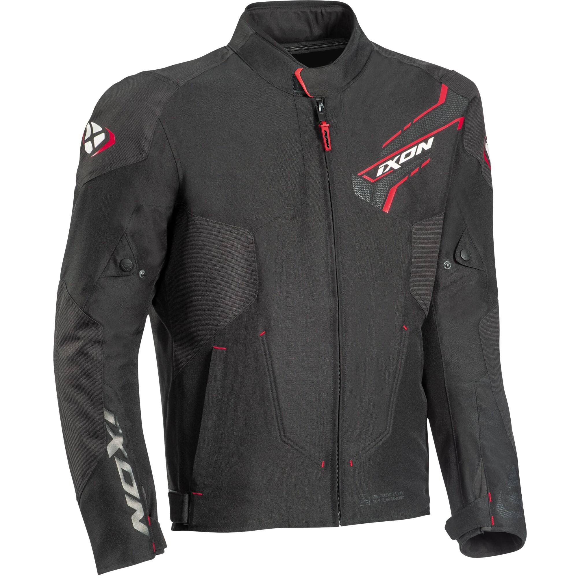 Blouson Ixon Luthor Noir Rouge - 2XL
