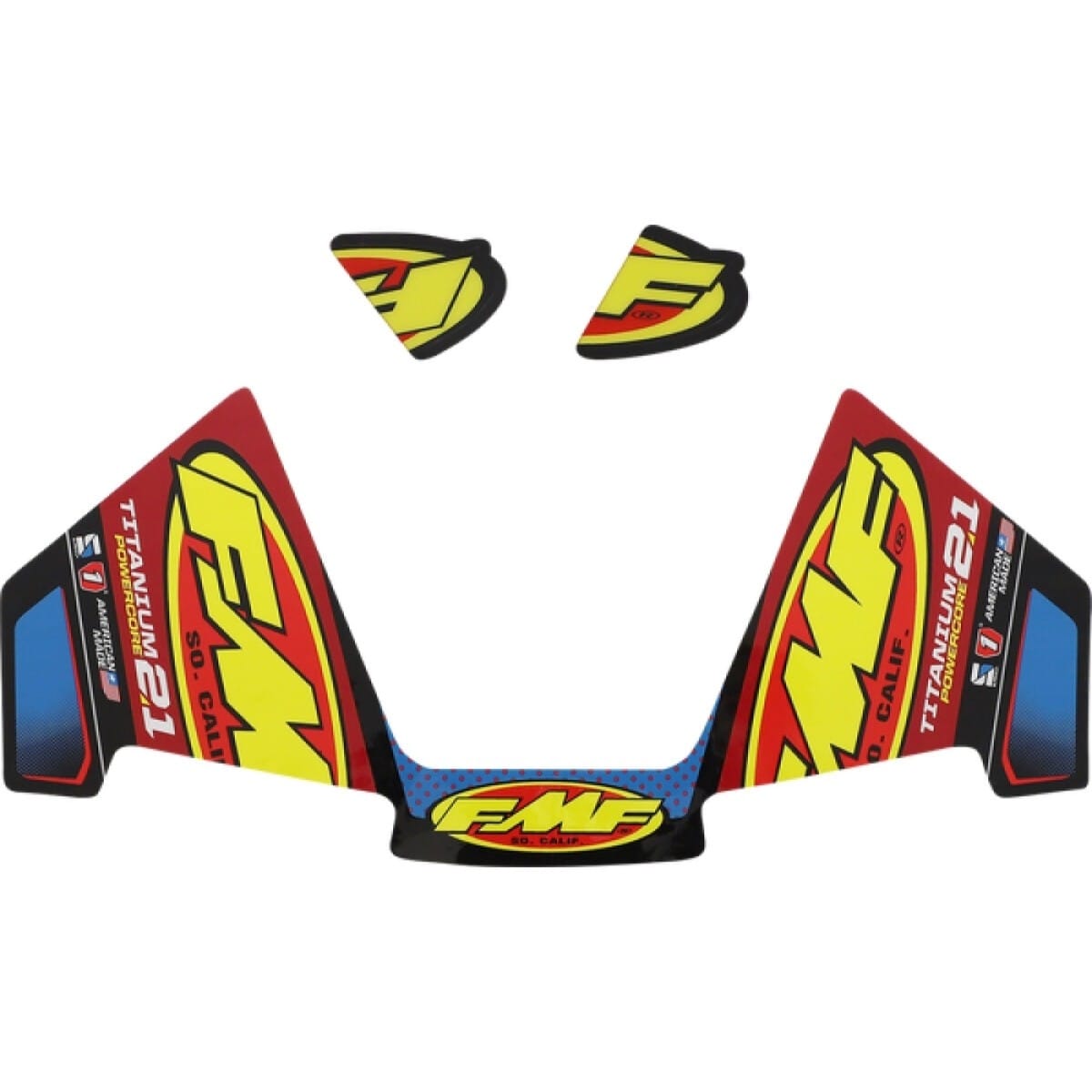 Autocollant FMF Échappement Powercore 2.1 Titane