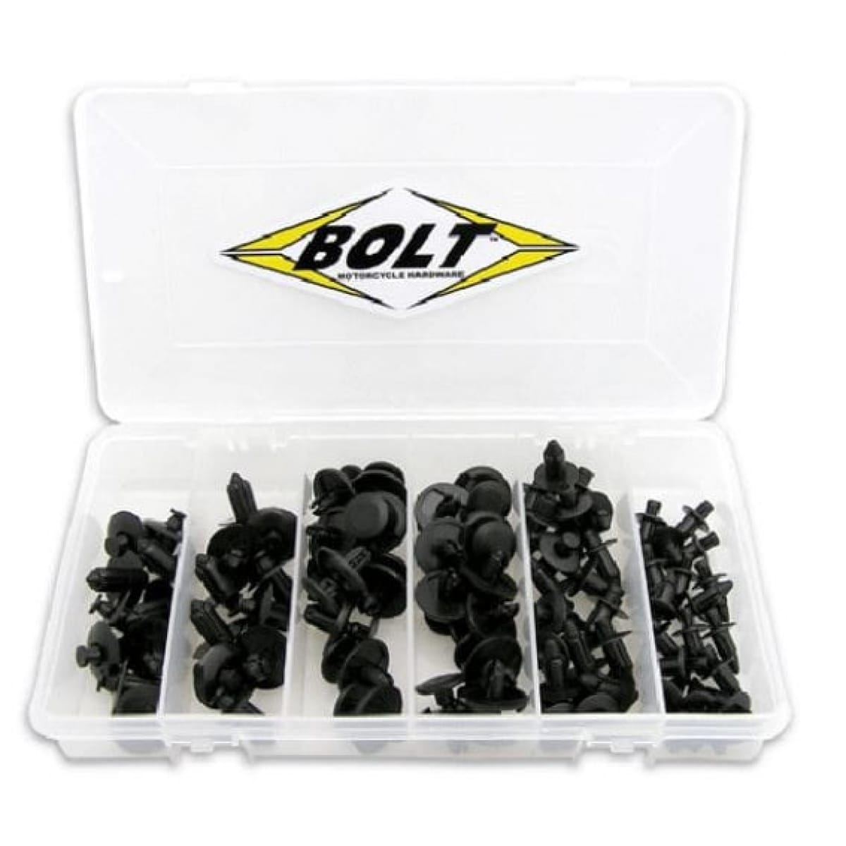 Coffret assortiment rivet plastique Bolt M6, M7 et M8