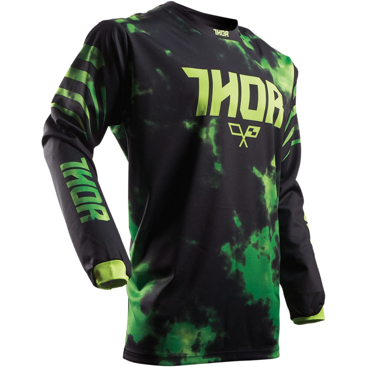 Maillot Thor Pulse Tydy Kid Vert/Noir