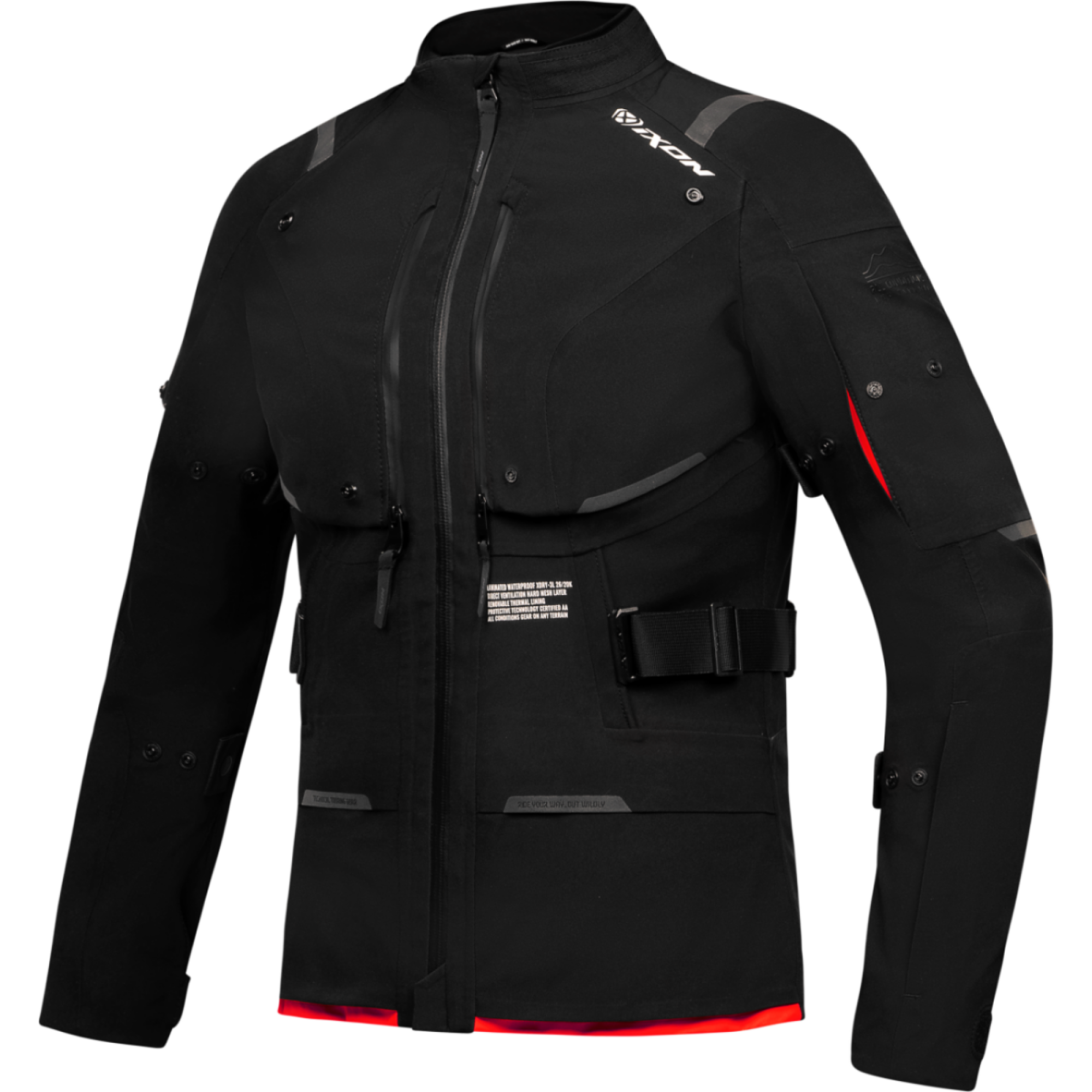 Veste Femme Ixon M-Skeid Lady Noir Rouge - 2XL