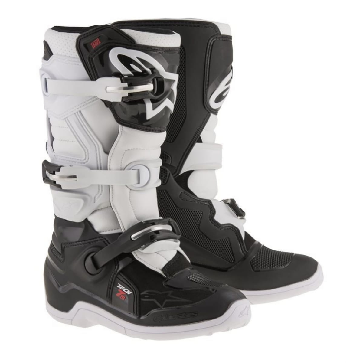 Bottes Cross Enfant Alpinestars Tech 7S Noir Blanc / 35.5