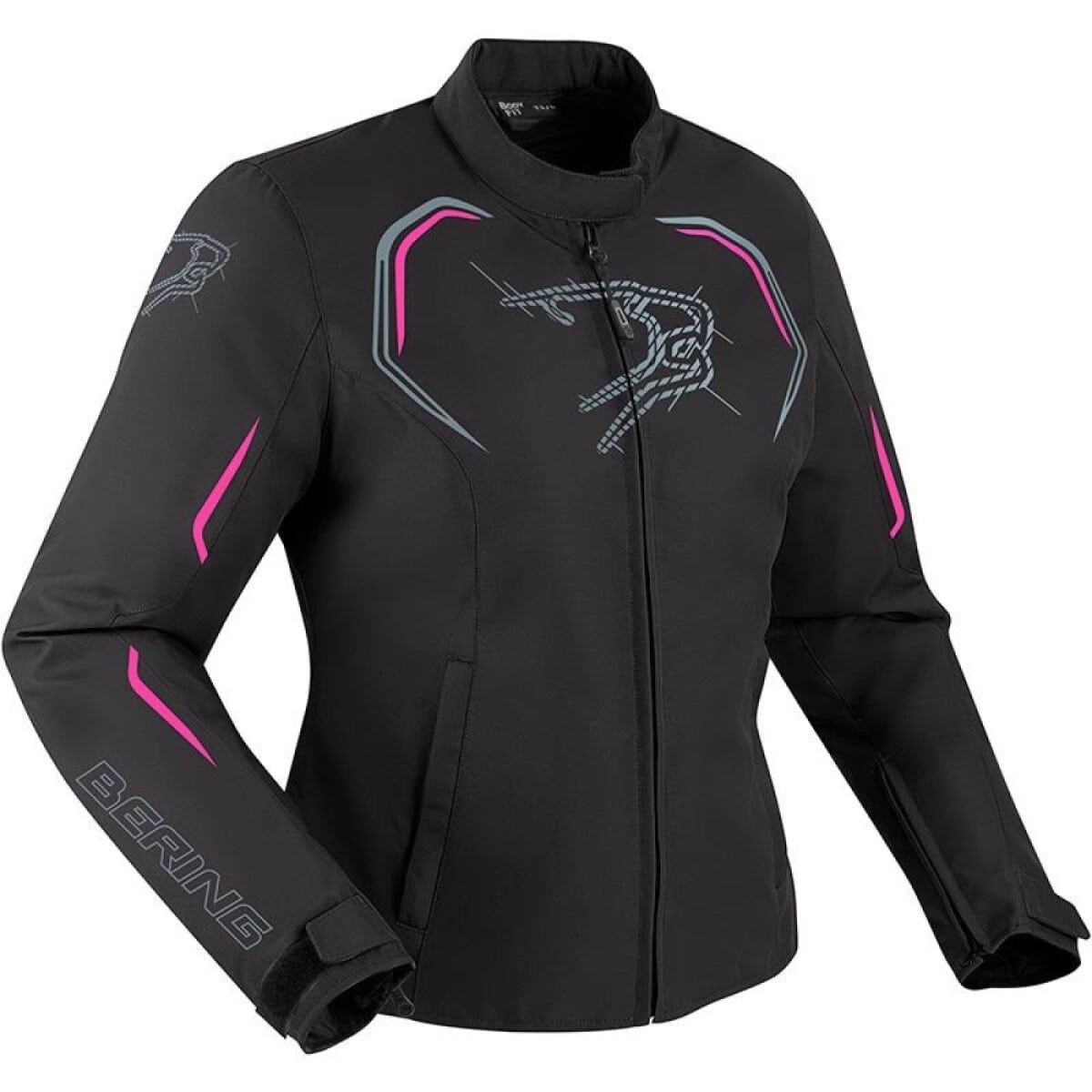 BLOUSON BERING LADY DUNDY 3/NOIR FUSHIA