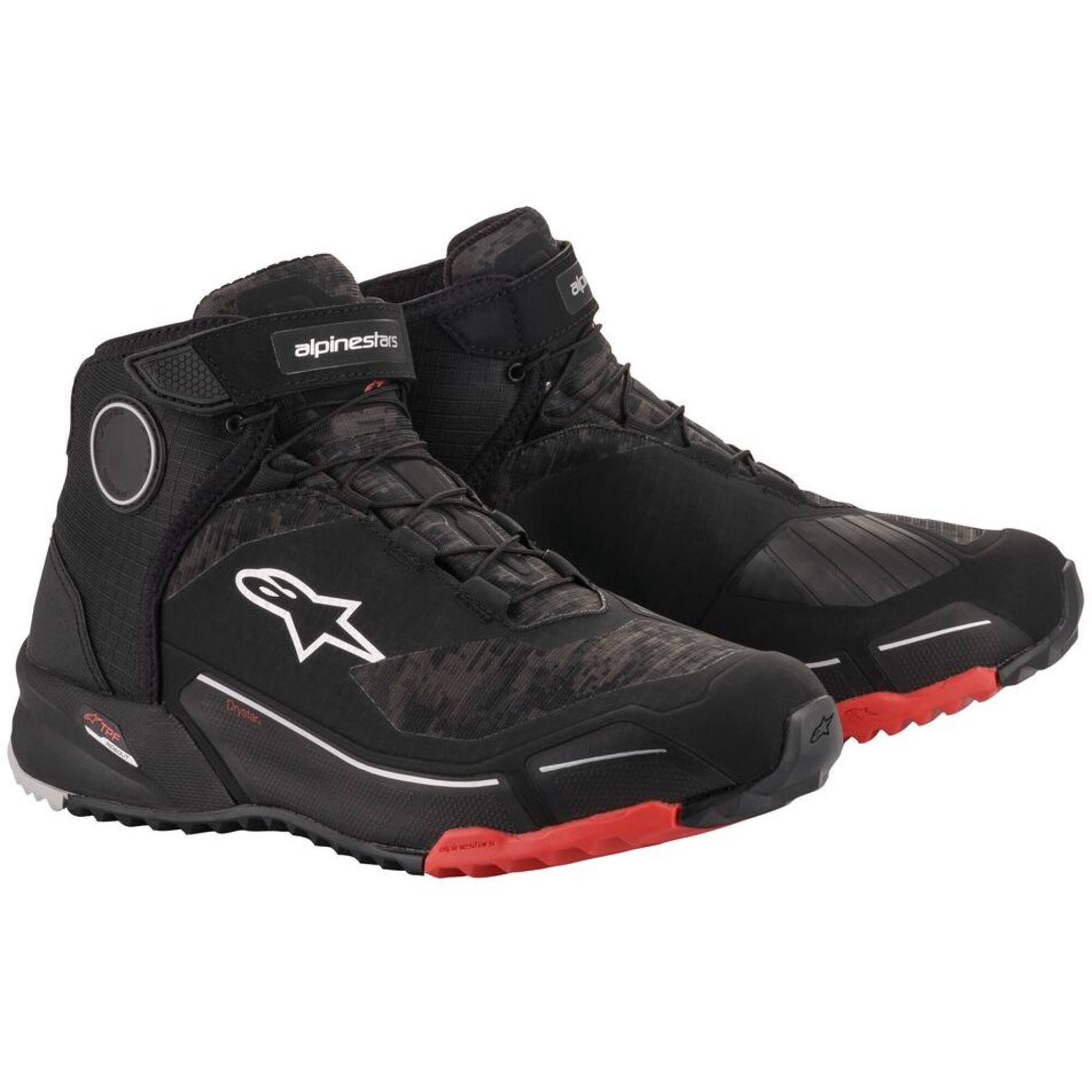 Baskets Alpinestars CR-X Drystar Noir Rouge Camo - 38