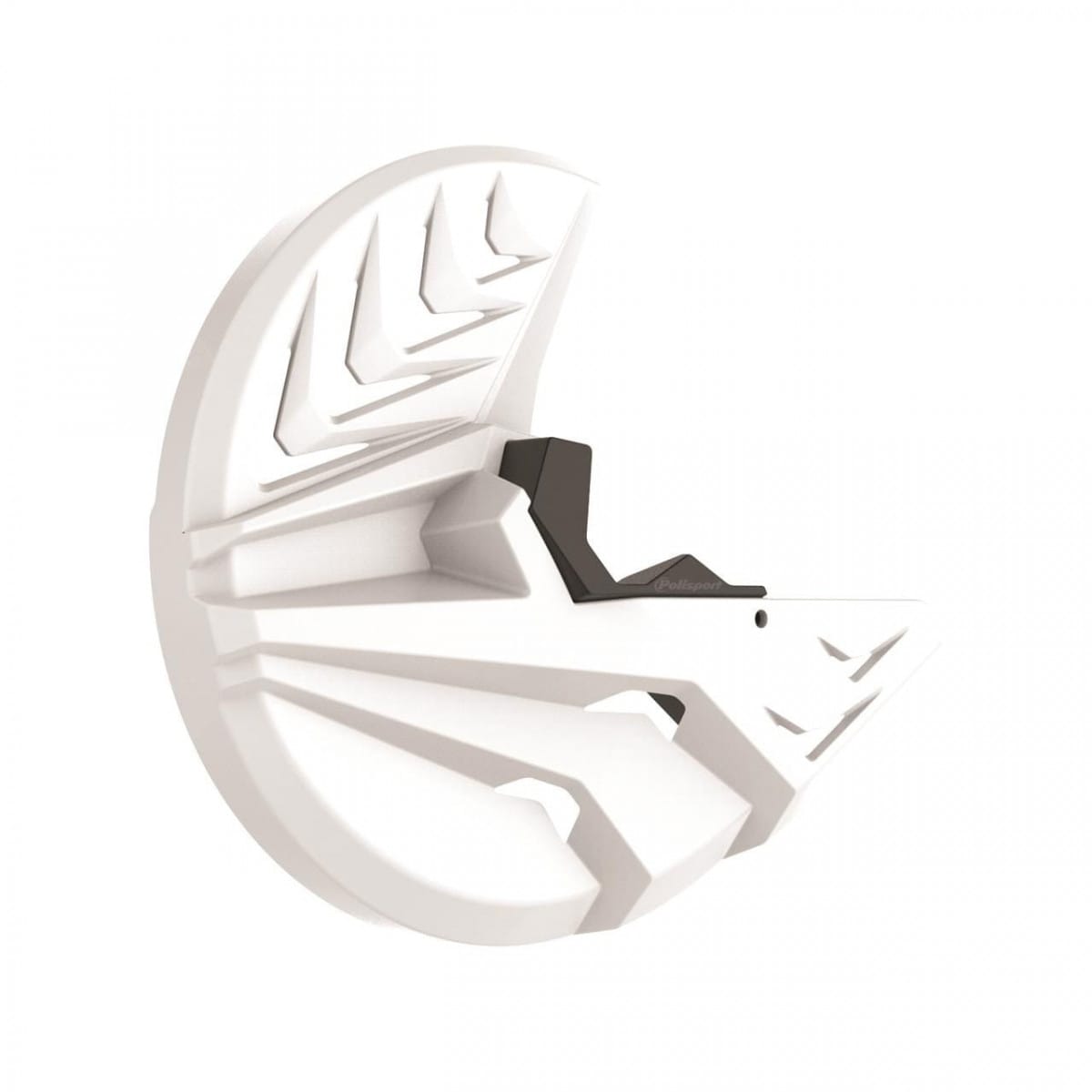 Protège Disque Avant Polisport Blanc Kawasaki KX250F/450F