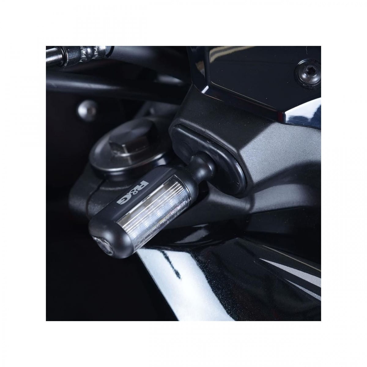 Adaptateur Clignotant R&amp;G Racing Noir Kawasaki