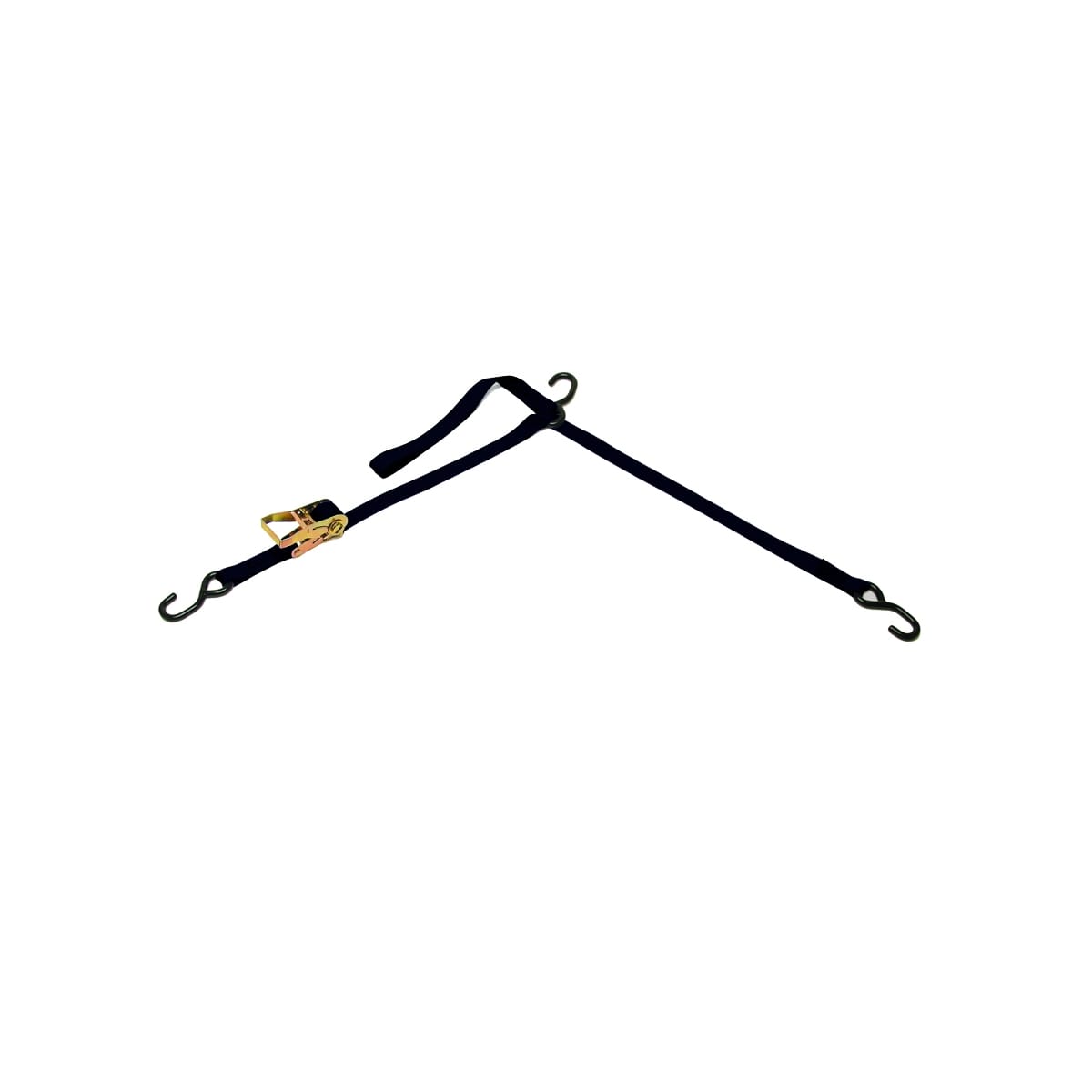 Sangle Cargo Buckle à Cliquet 3 Crochets Noir