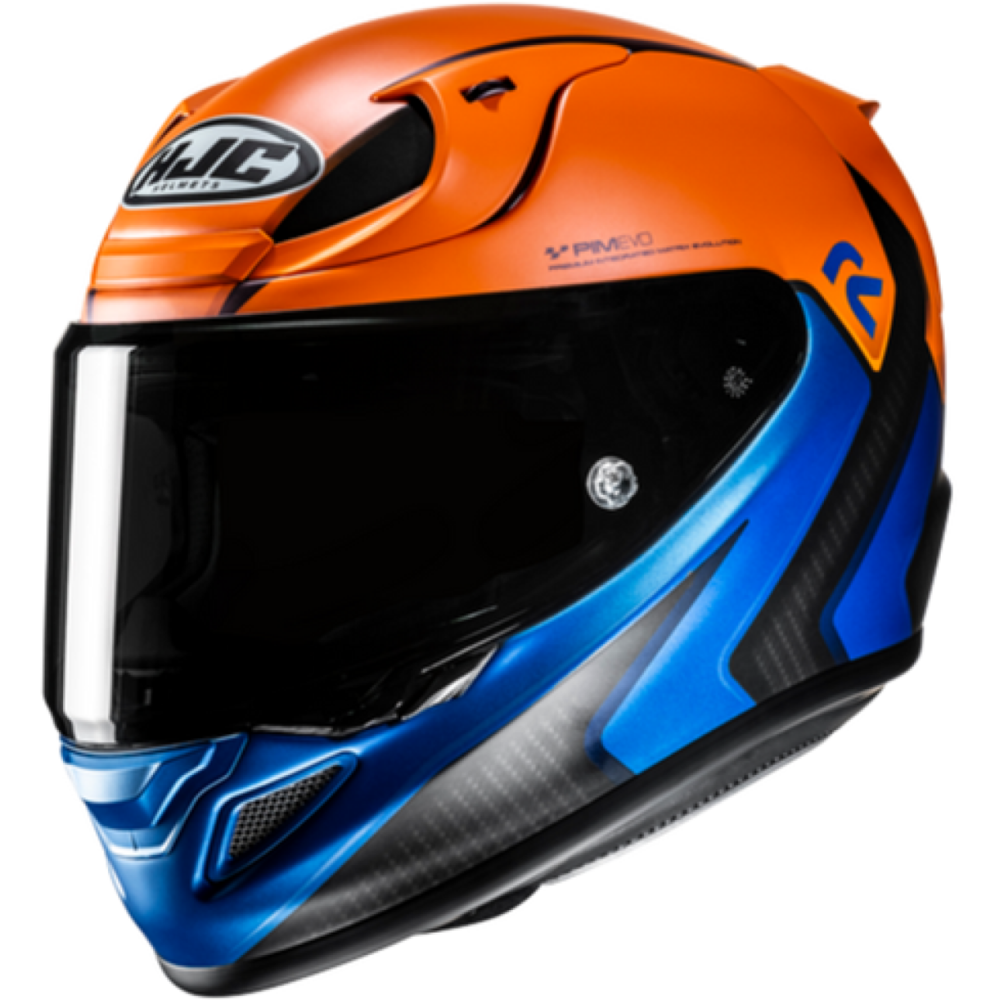 Casque HJC RPHA 12 Kos Orange Bleu - 2XS