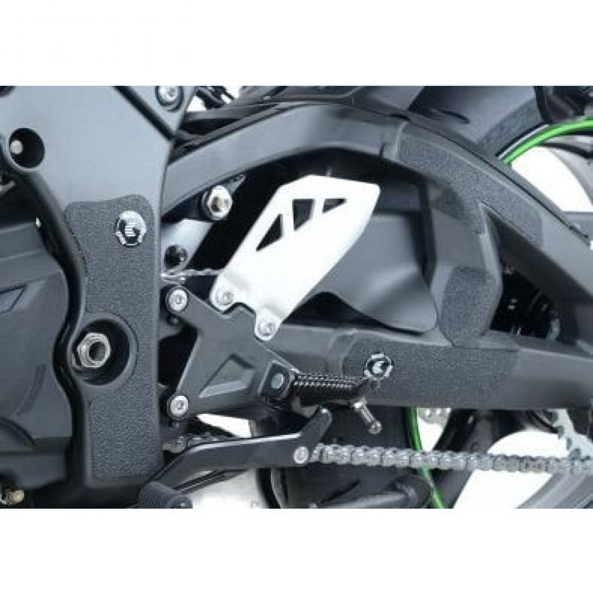Adhésif Anti-Frottement R&G Racing Bras Oscillant Noir 4 Pièces Kawasaki ZX-10R