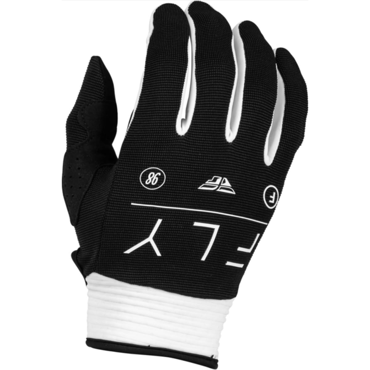 GANTS CROSS LADY FLY RACING WOMEN'S F-16 24 NOIR BLANC / 2XL