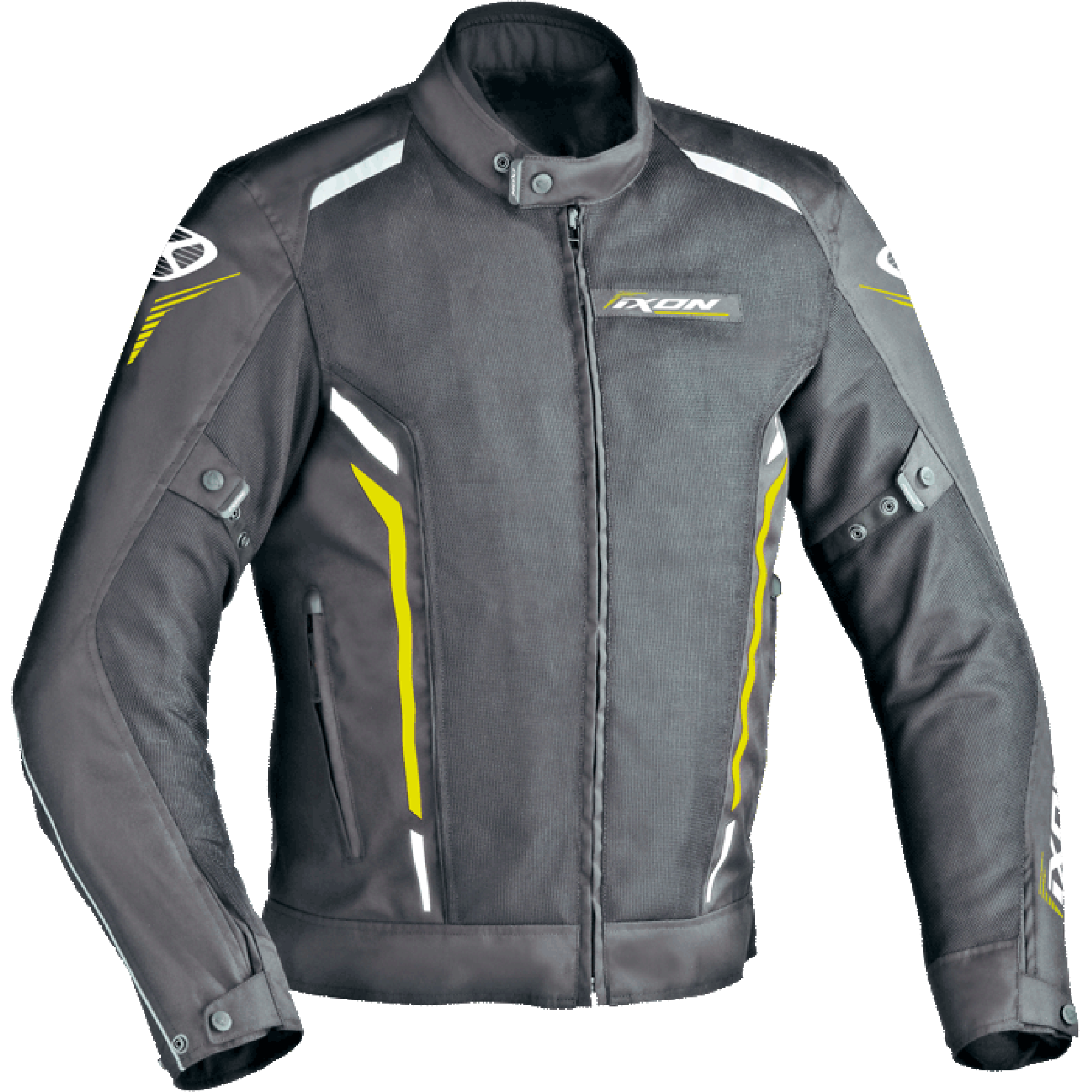 Blouson Ixon Cooler Noir Blanc Jaune - 2XL