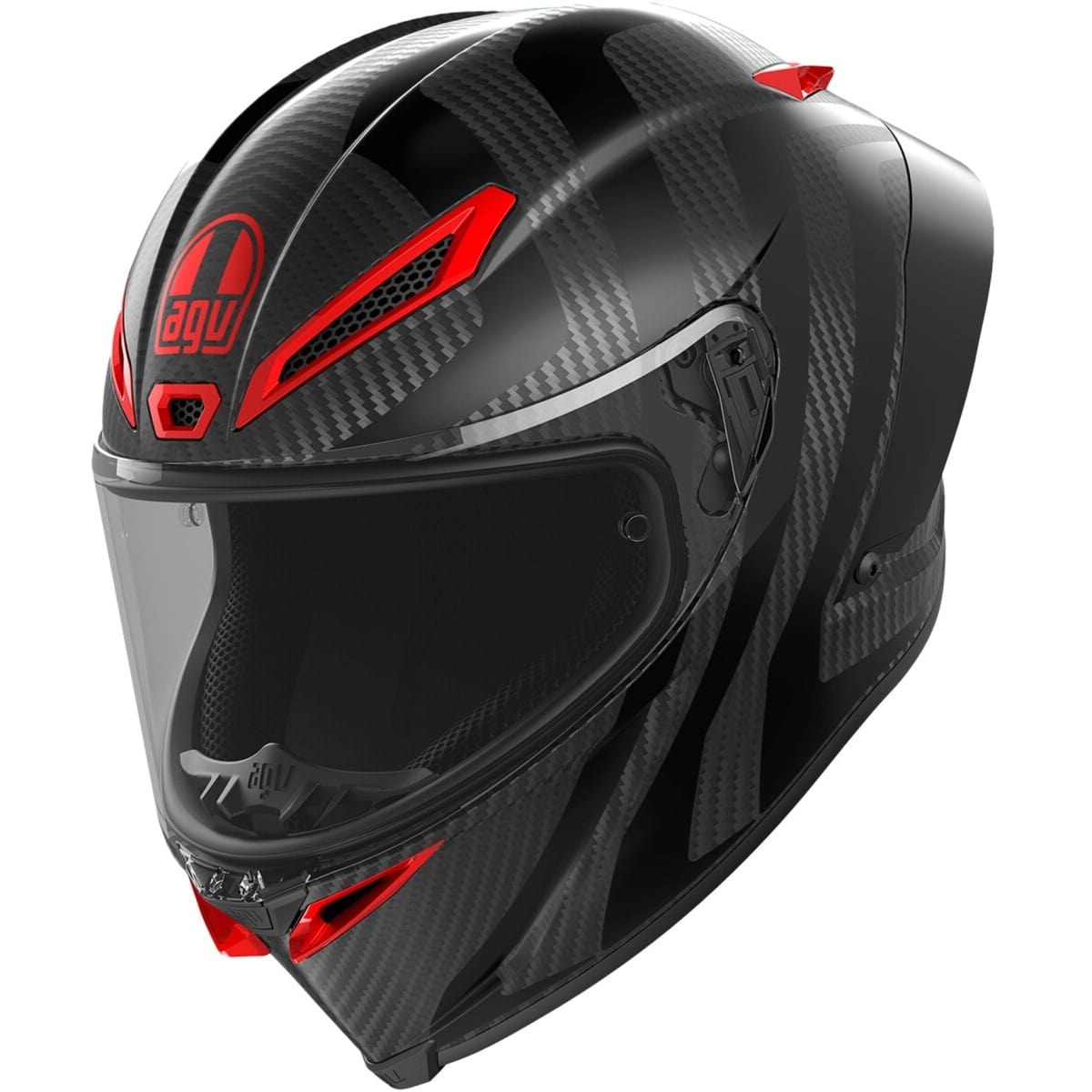 Casque AGV Pista GP RR Intrepido Carbone Noir Rouge