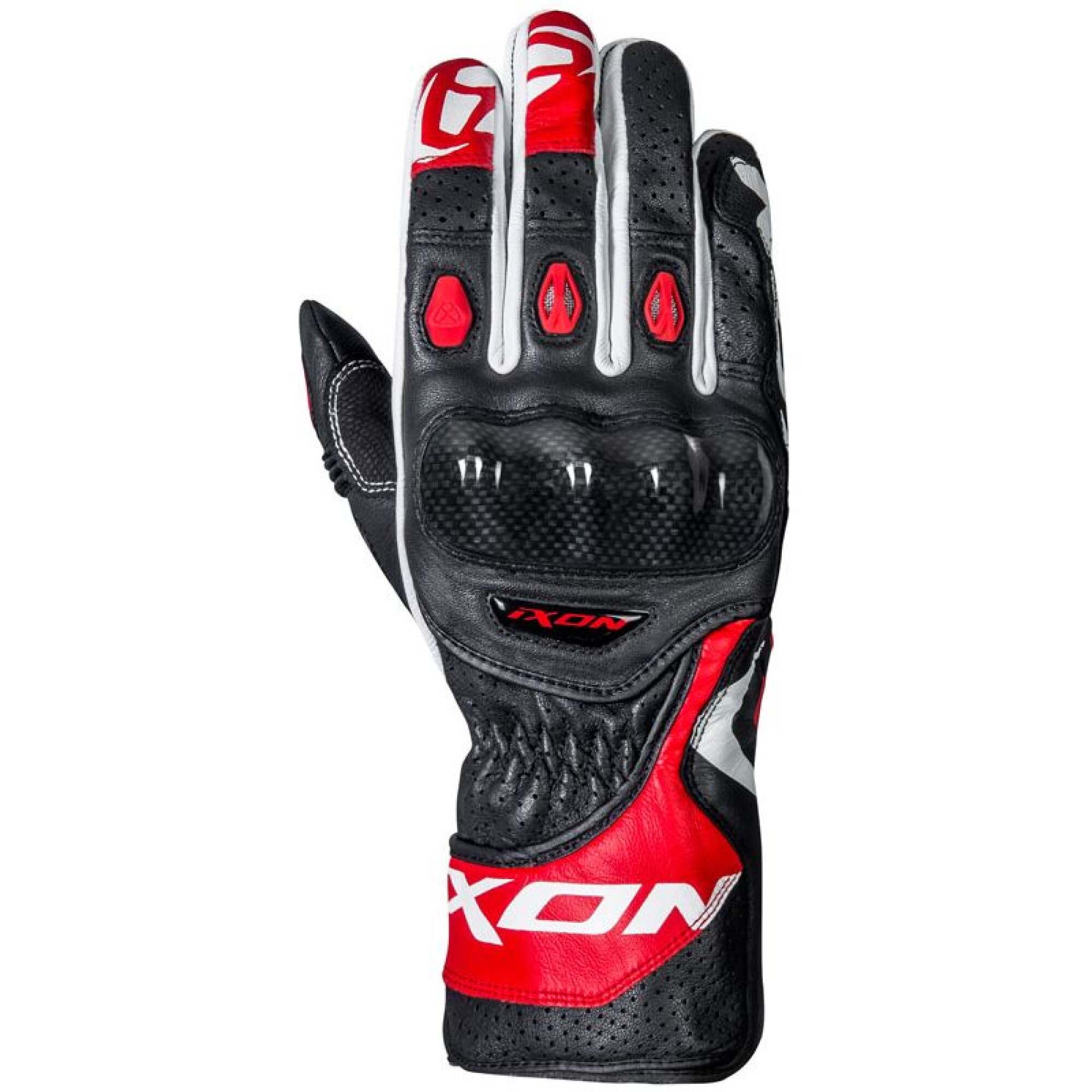 Gants Ixon RS Circuit-R Noir Rouge - 2XL