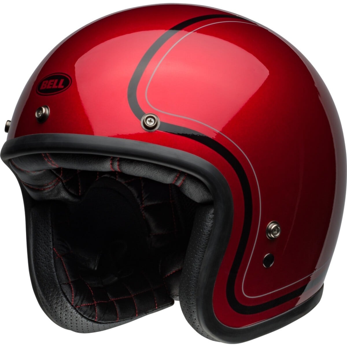 CASQUE BELL CUSTOM 500 CHIEF ROUGE CANDY BRILLANT / XL