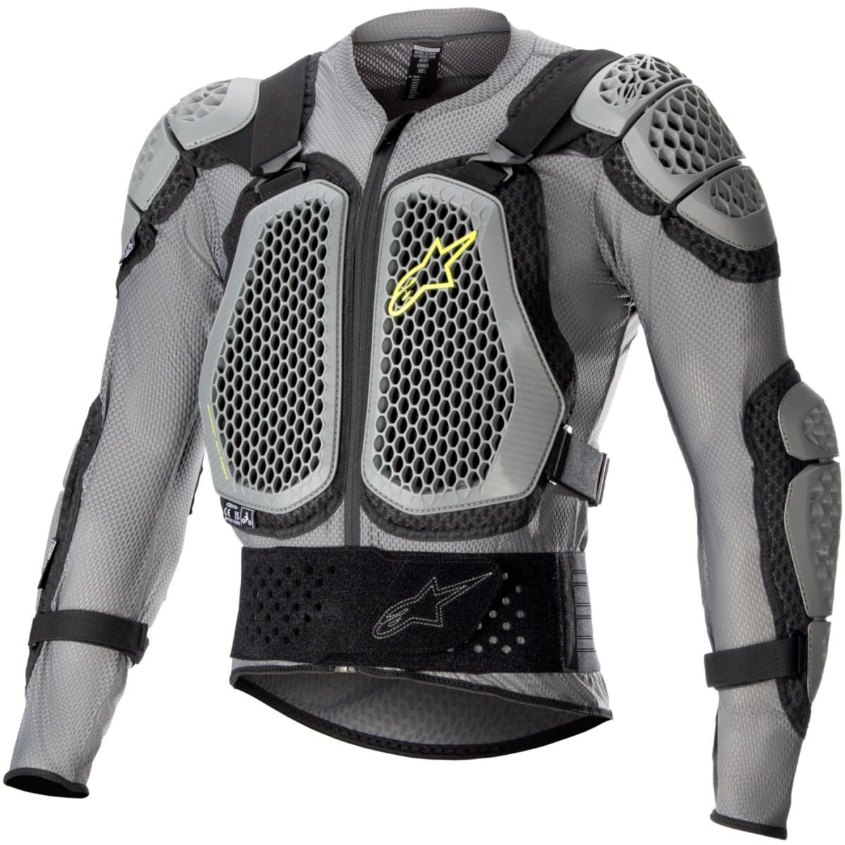 GILET DE PROTECTION CROSS ALPINESTARS BIONIC ACTION V2 MX GRIS NOIR / 2XL