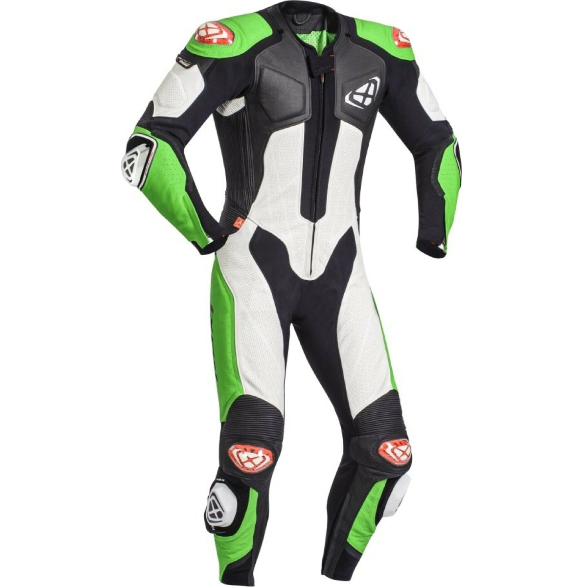 Combinaison Ixon Vendetta Evo Noir Blanc Vert - 2XL