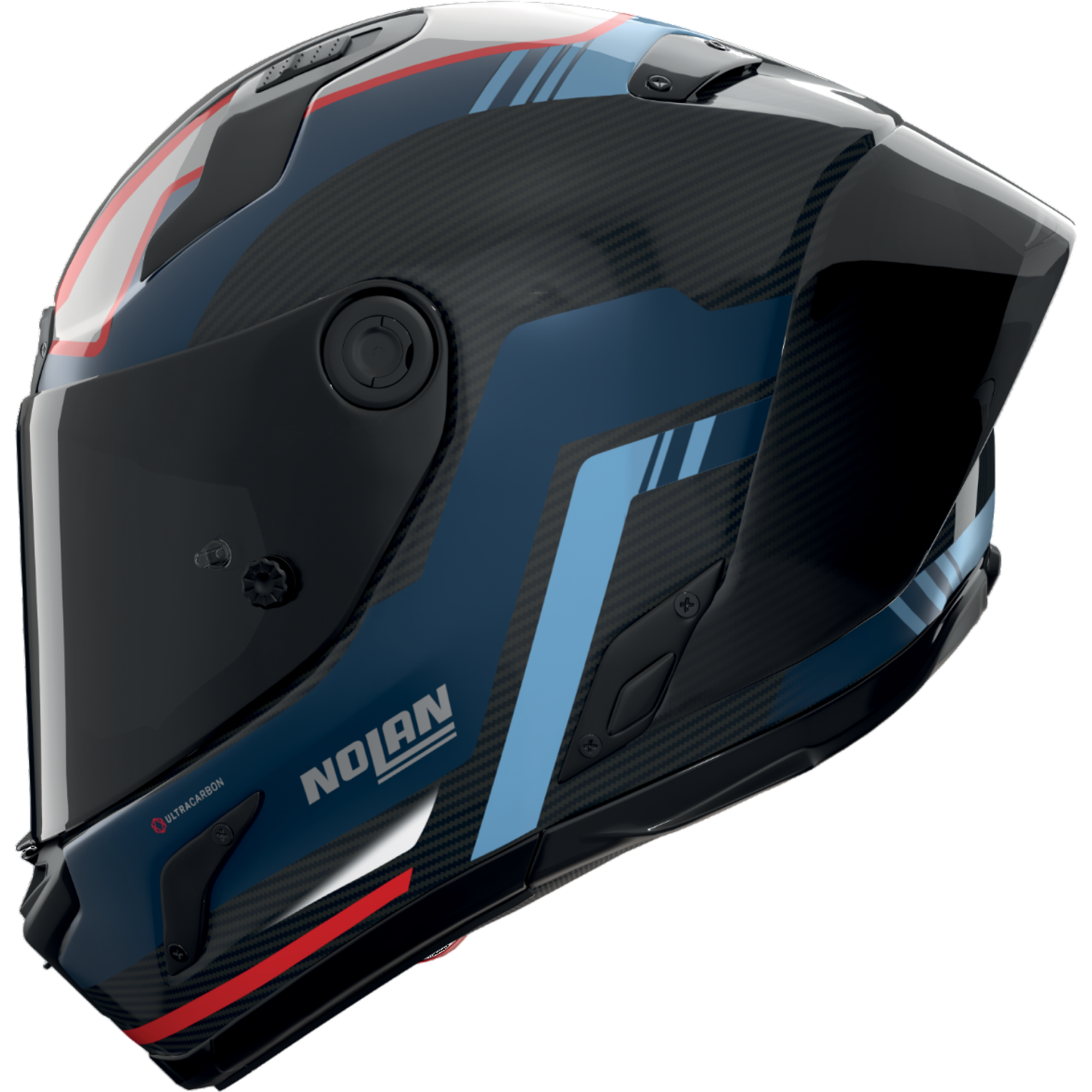 Casque Nolan X-804 RS Piega 366 Noir Bleu Rouge - 2XS