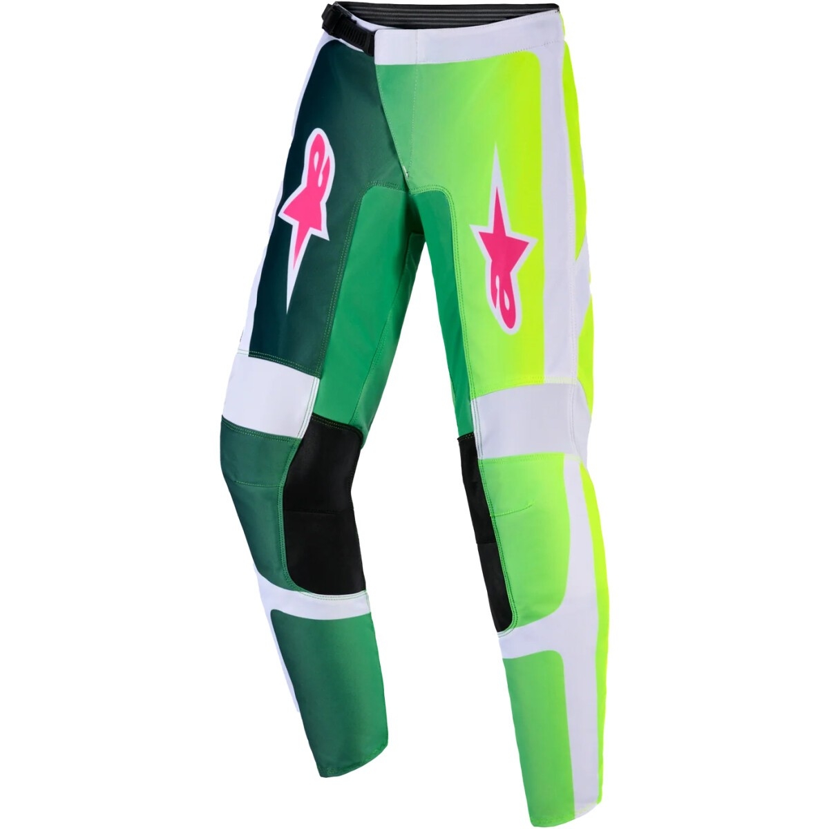 PANTALON CROSS ENFANT ALPINESTARS FLUID PORTL VERT BLANC NOIR / 22 (US)