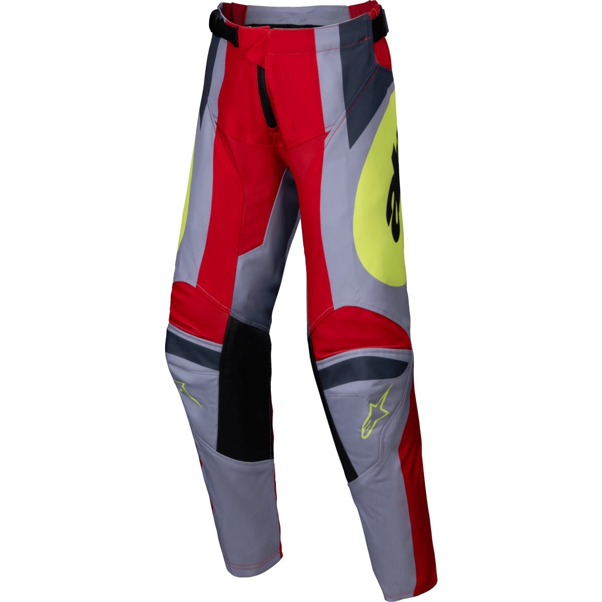 PANTALON ALPINESTARS RACER YOUTH MELT MX25 24/ROUGE GRIS JAUNE 3046